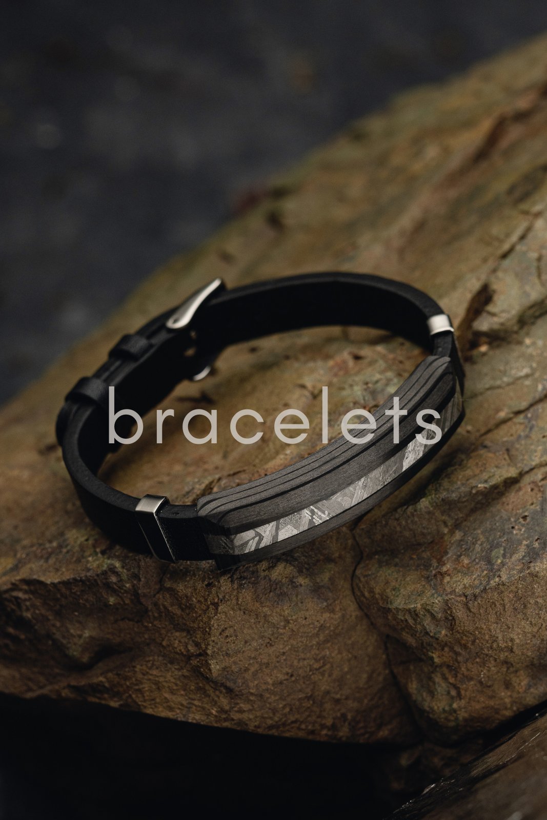 Authentic Muonionalusta Meteorite bracelets