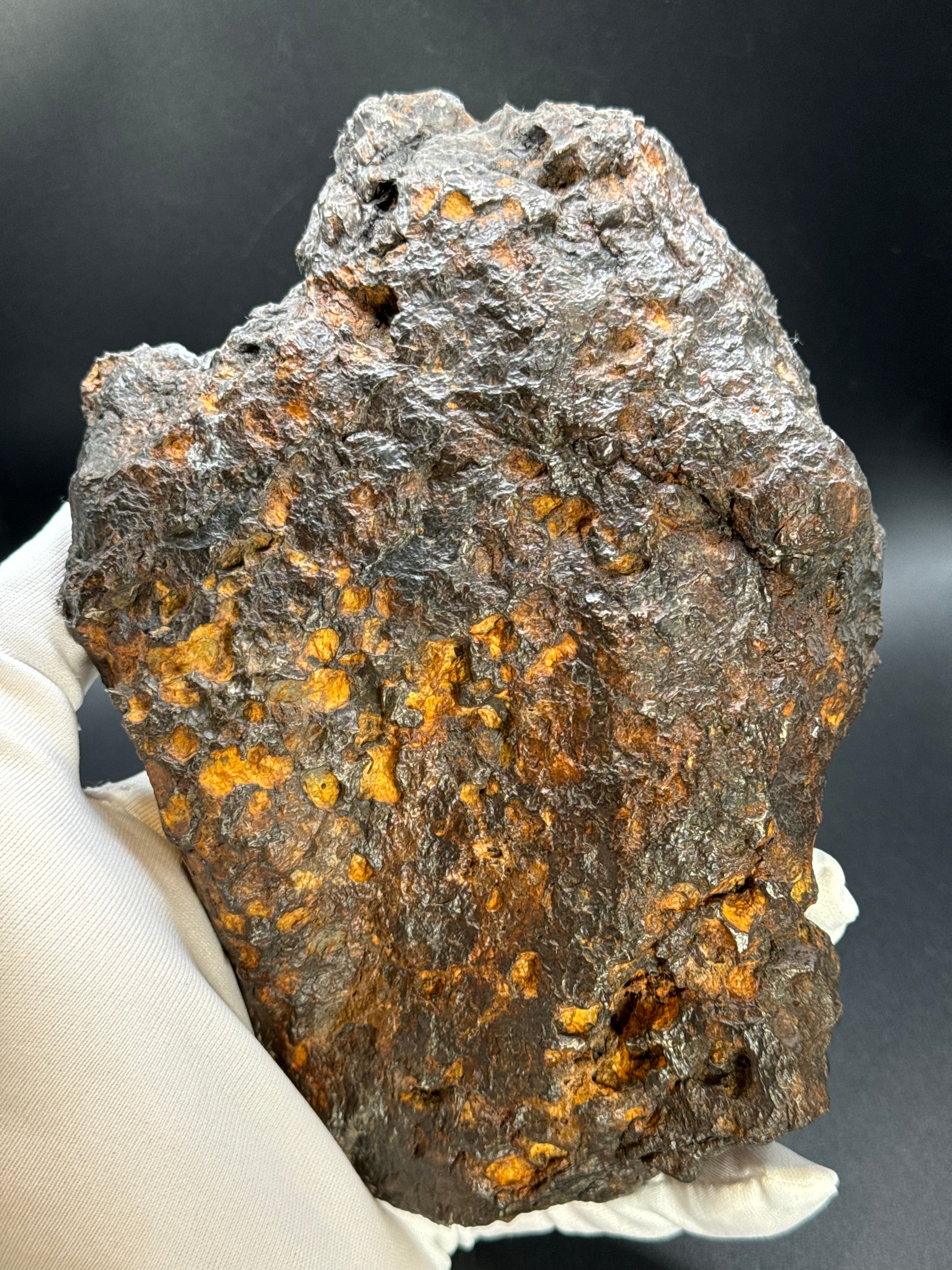 Full Sericho meteorite from Kenya, in two halves. Total weight: 3,057 grams.