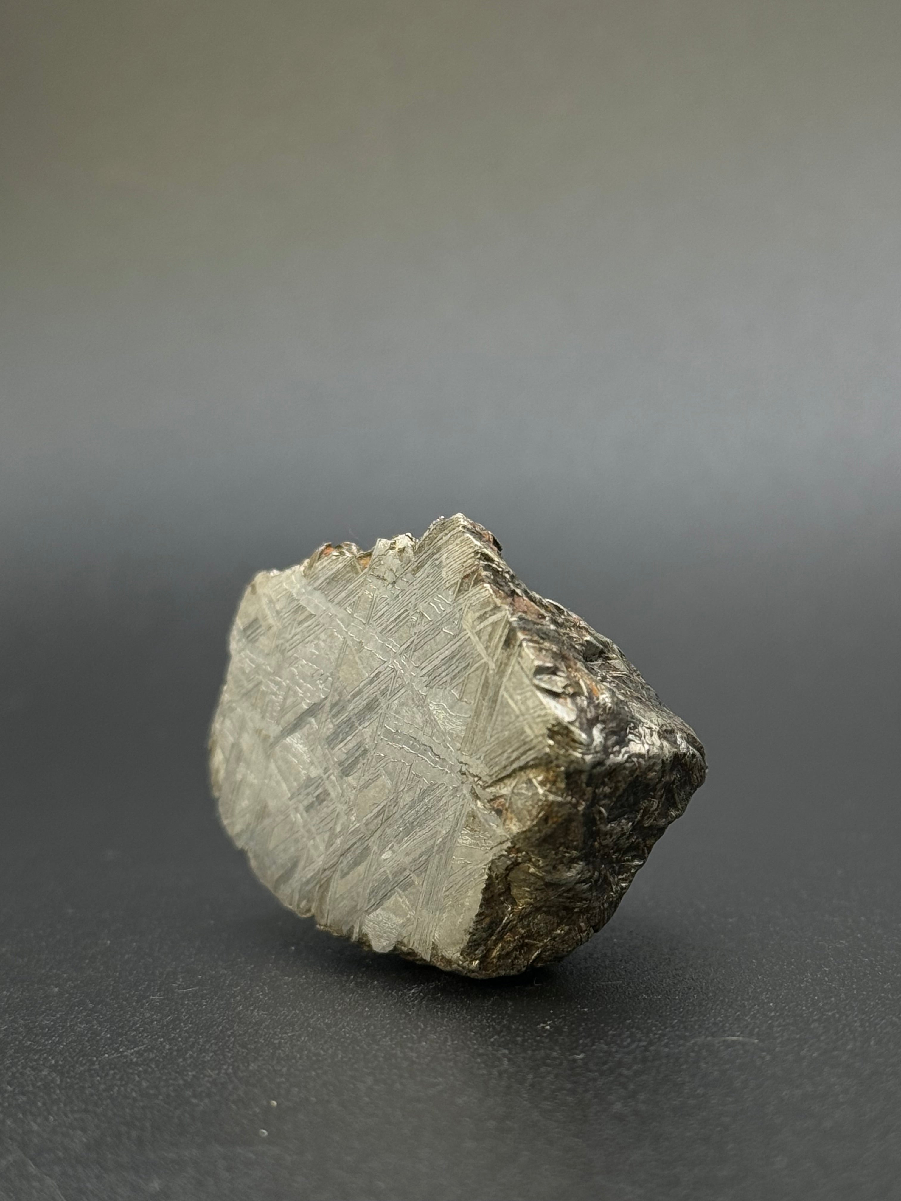 MUONIONALUSTA METEORITE, SWEDEN. 82,64 GRAMS END-CUT.