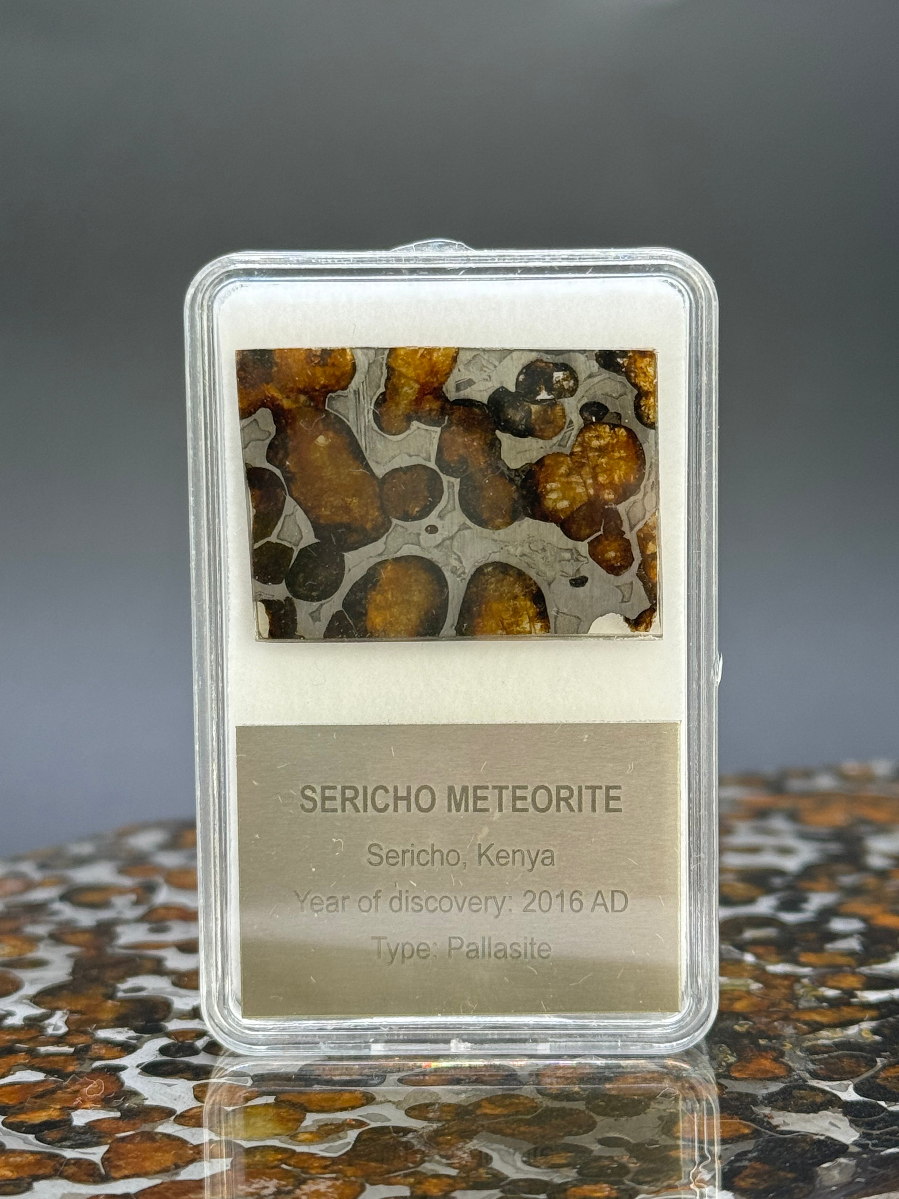 Sericho meteorite, Kenya. Display box. 4 grams.
