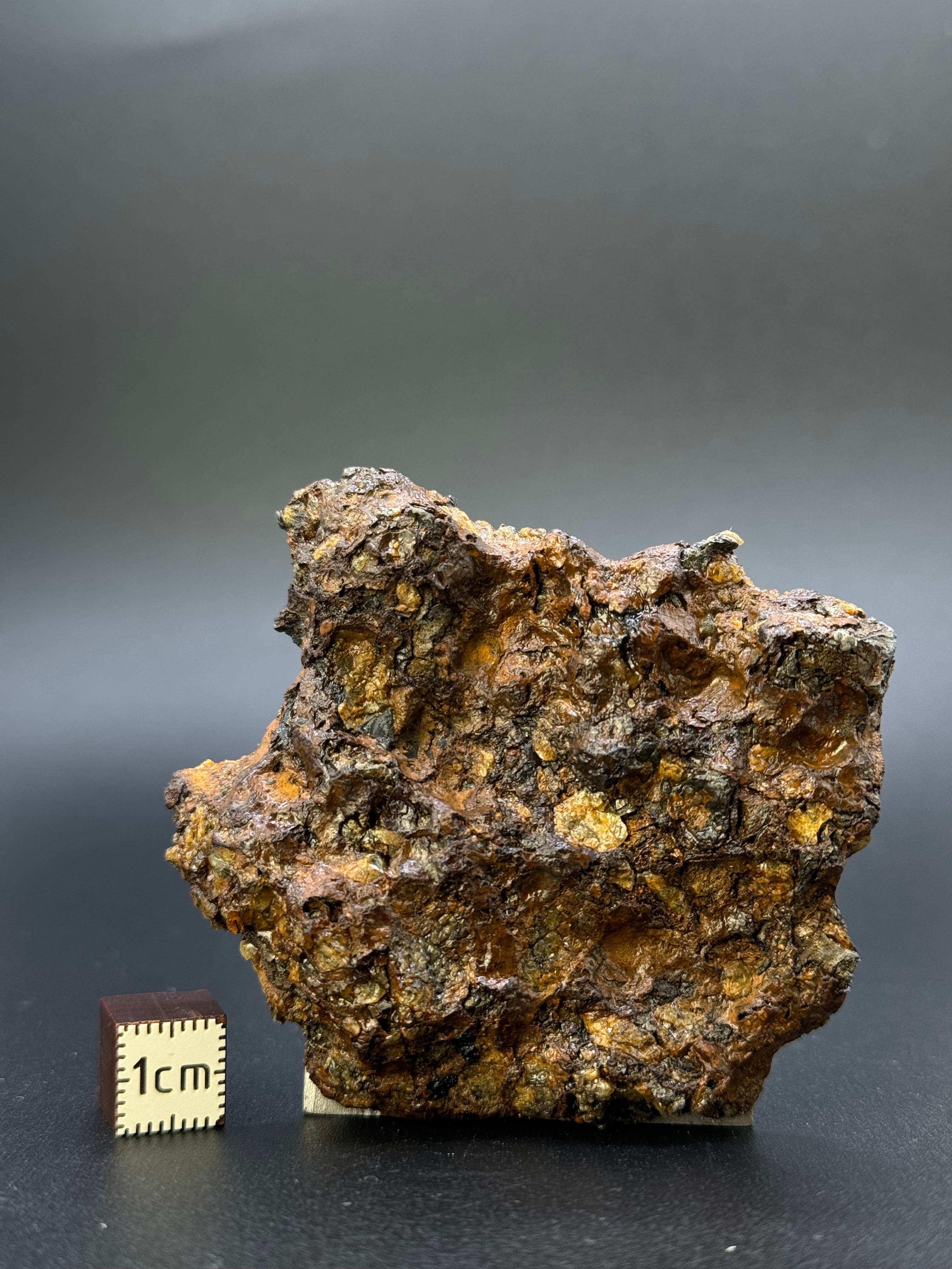 SEYMCHAN METEORITE, MAGADAN REGION, RUSSIA. 96 GRAMS END-CUT.