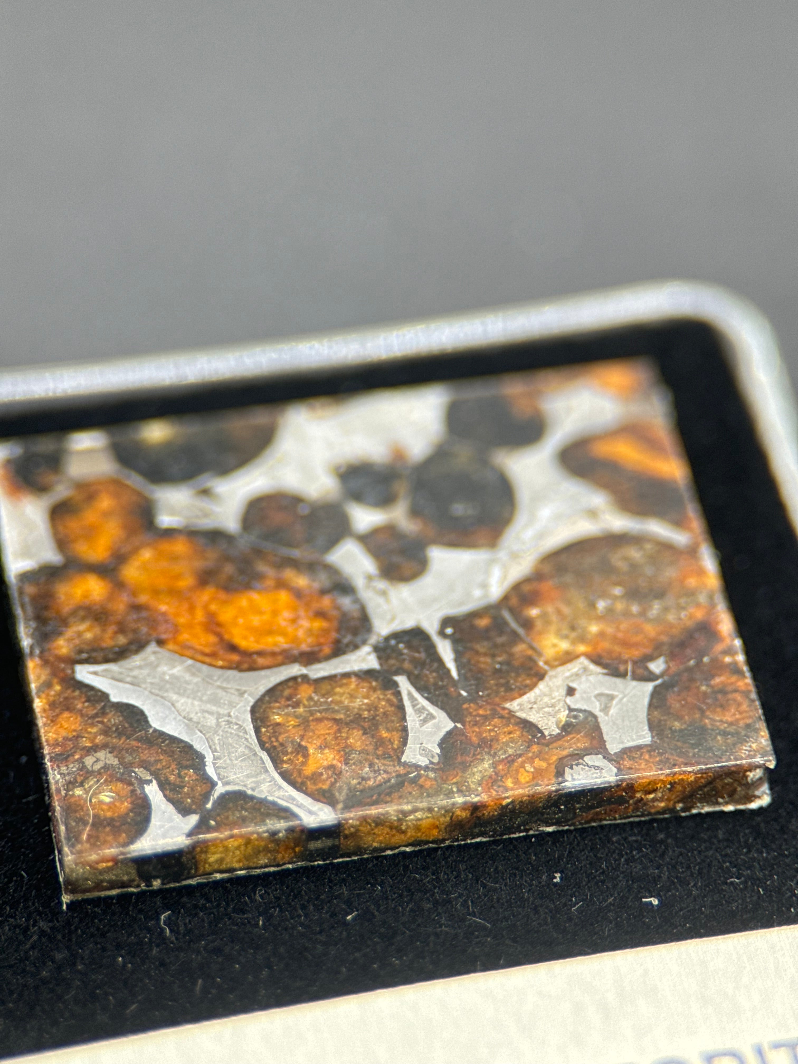 SERICHO METEORITE, KENYA. DISPLAY BOX. 5 GRAMS.