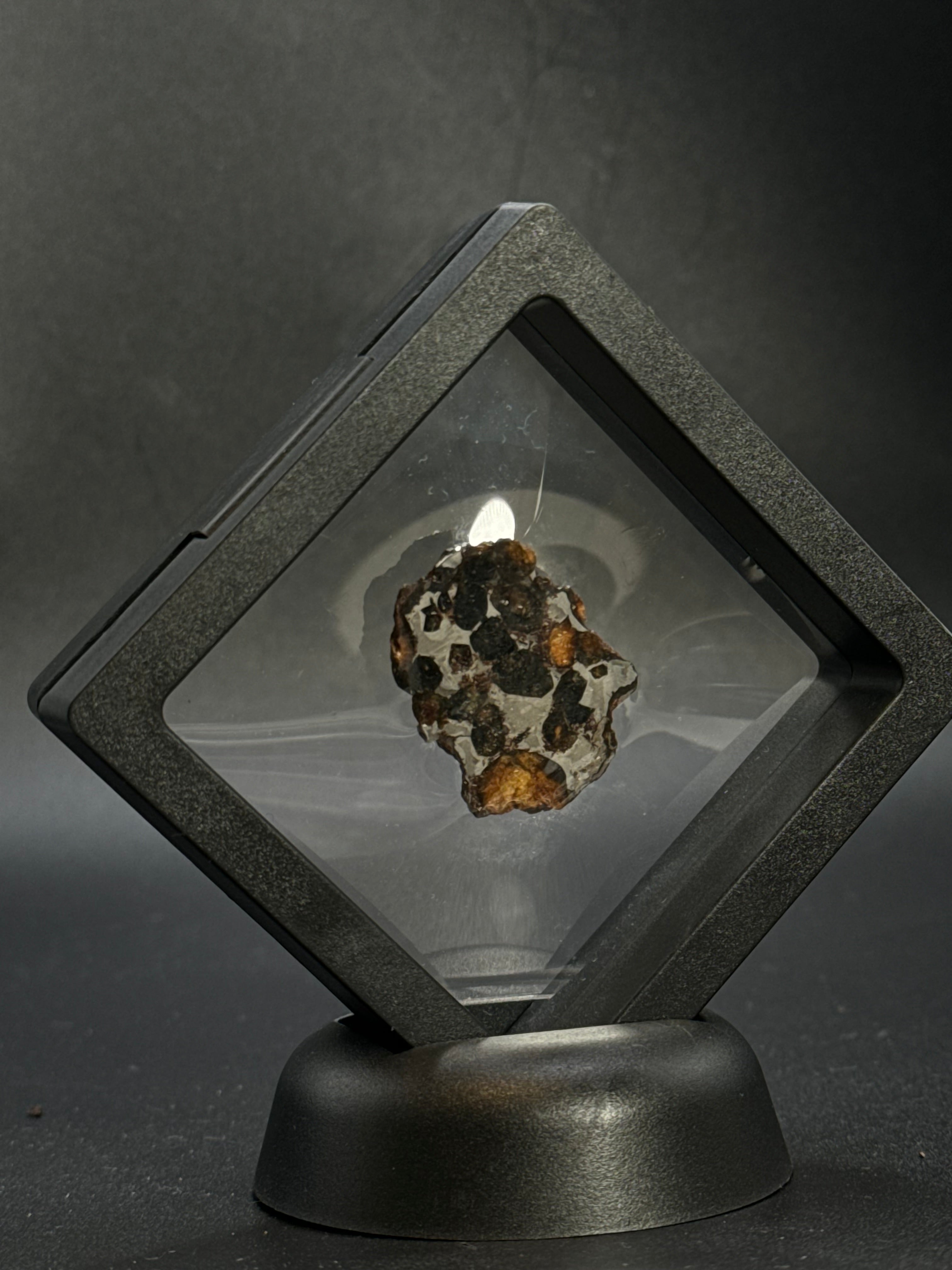 SERICHO PALLASITE METEORITE, KENYA. 9 GRAMS END-CUT.