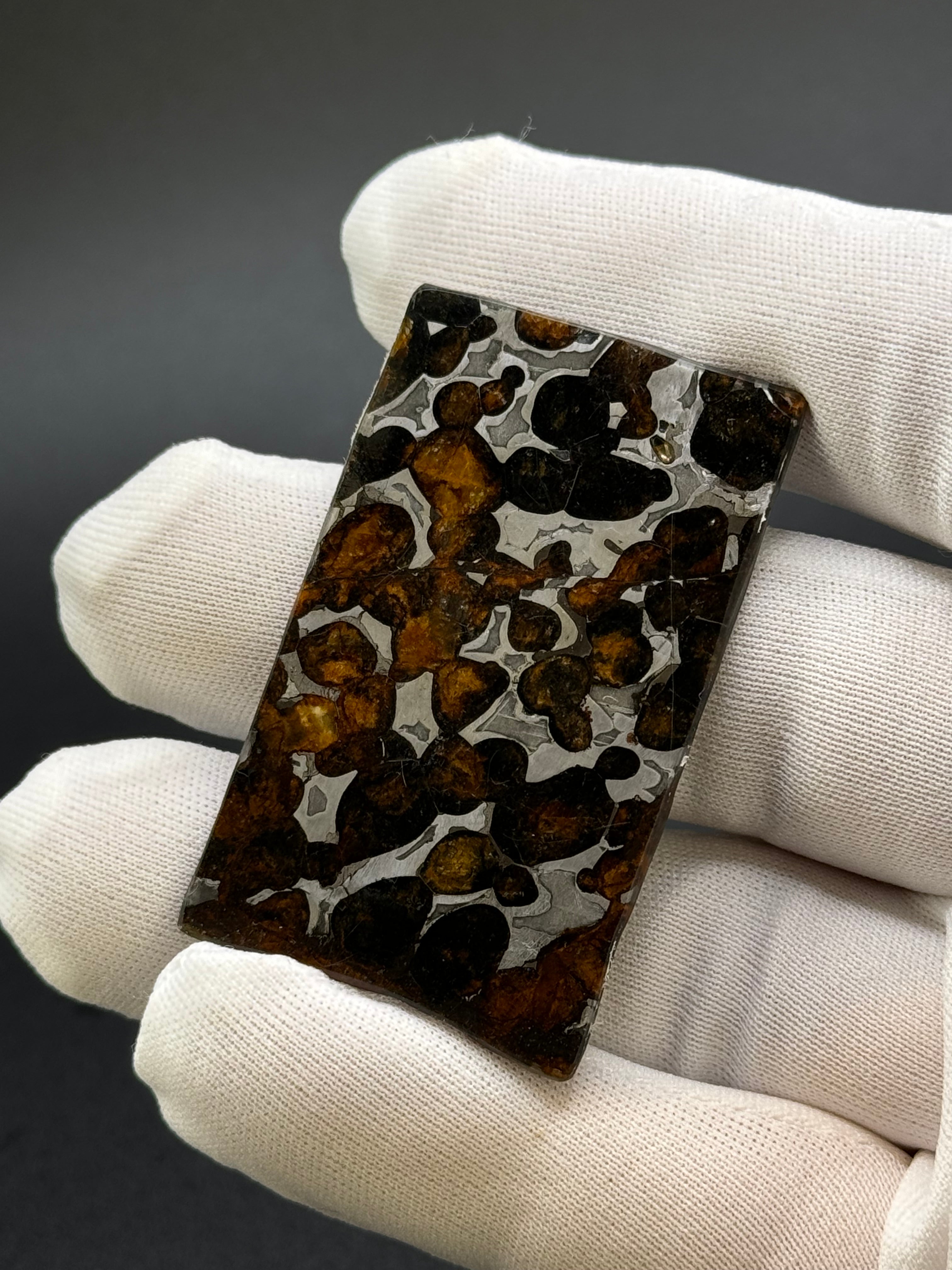 SERICHO METEORITE, KENYA. 11,13 GRAMS SLICE