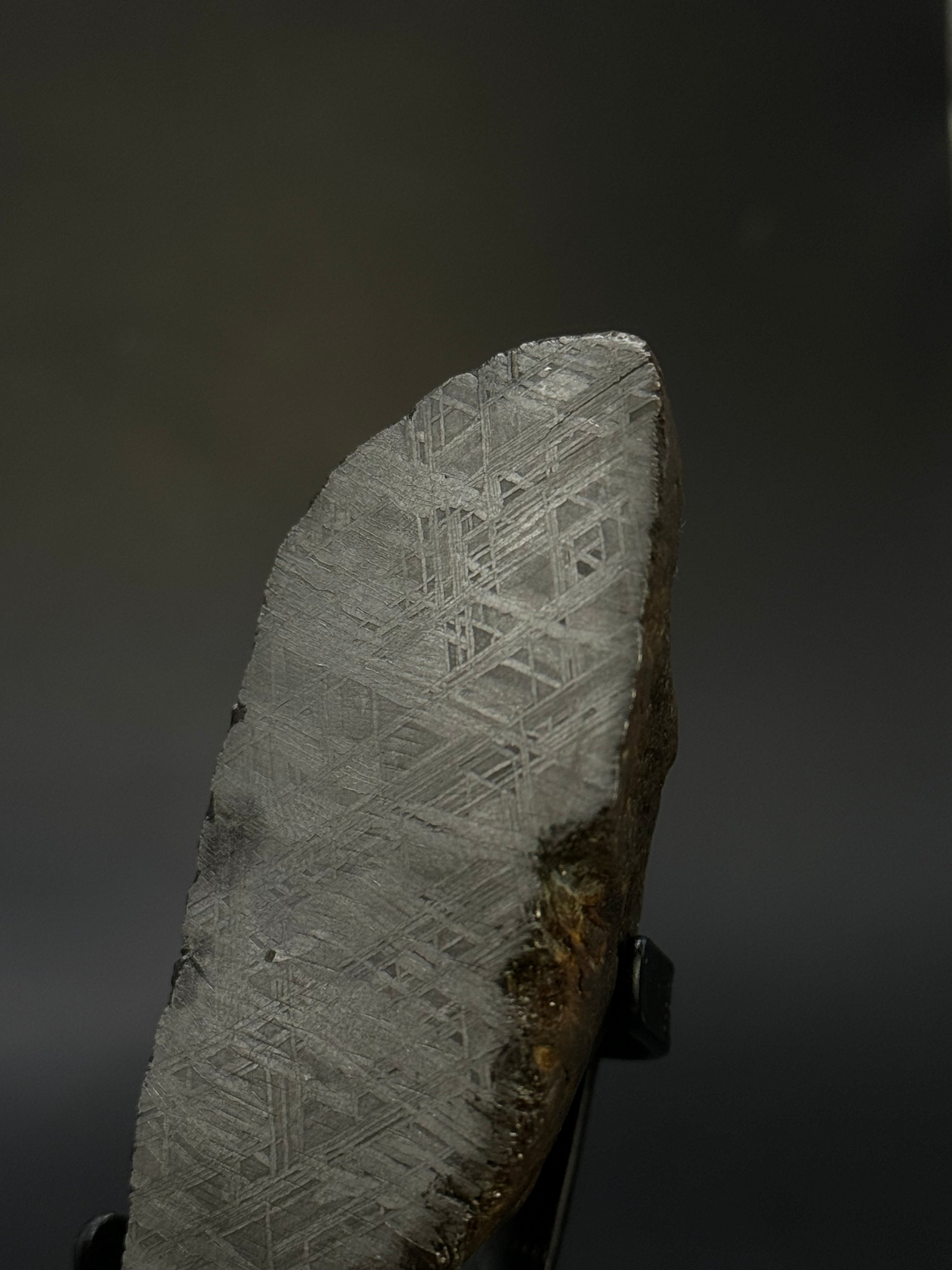MUONIONALUSTA METEORITE, SWEDEN. 180 GRAMS END-CUT.