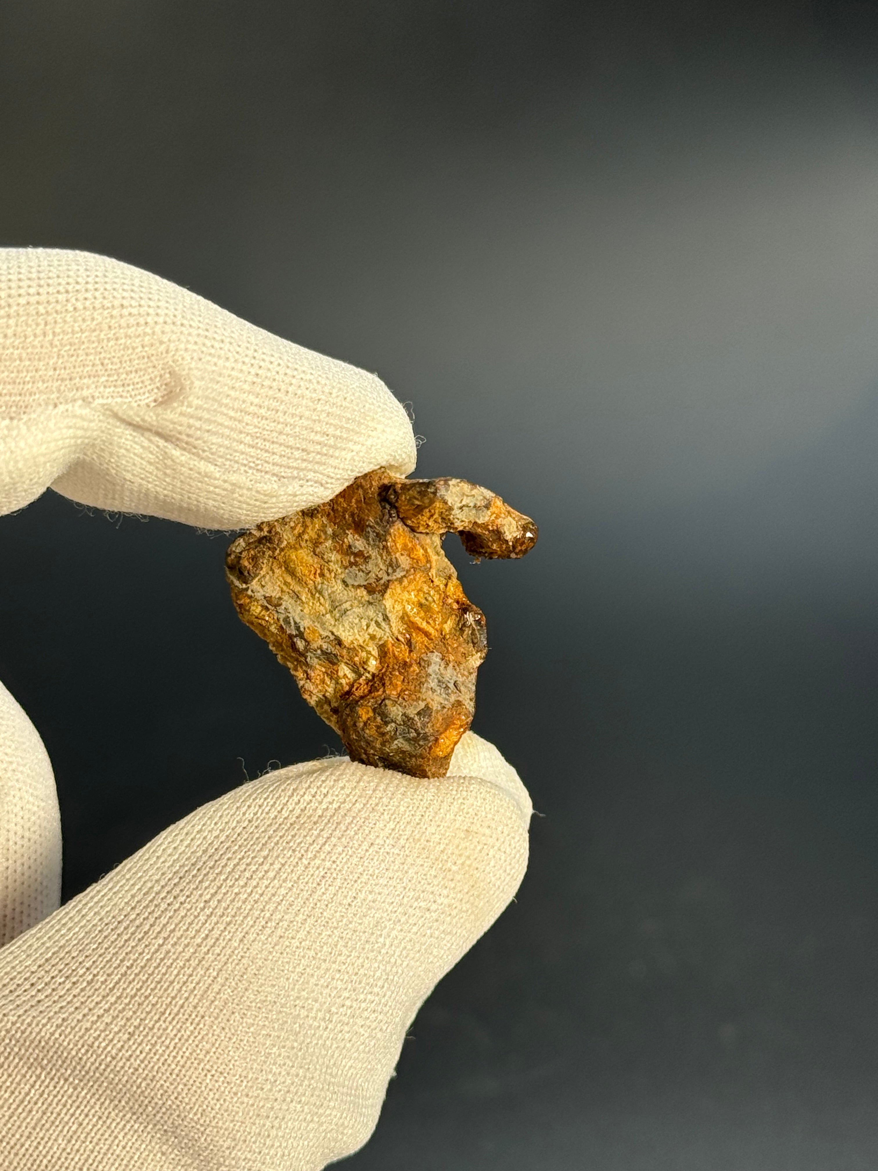 SERICHO PALLASITE METEORITE, KENYA. 5,98 GRAMS END-CUT