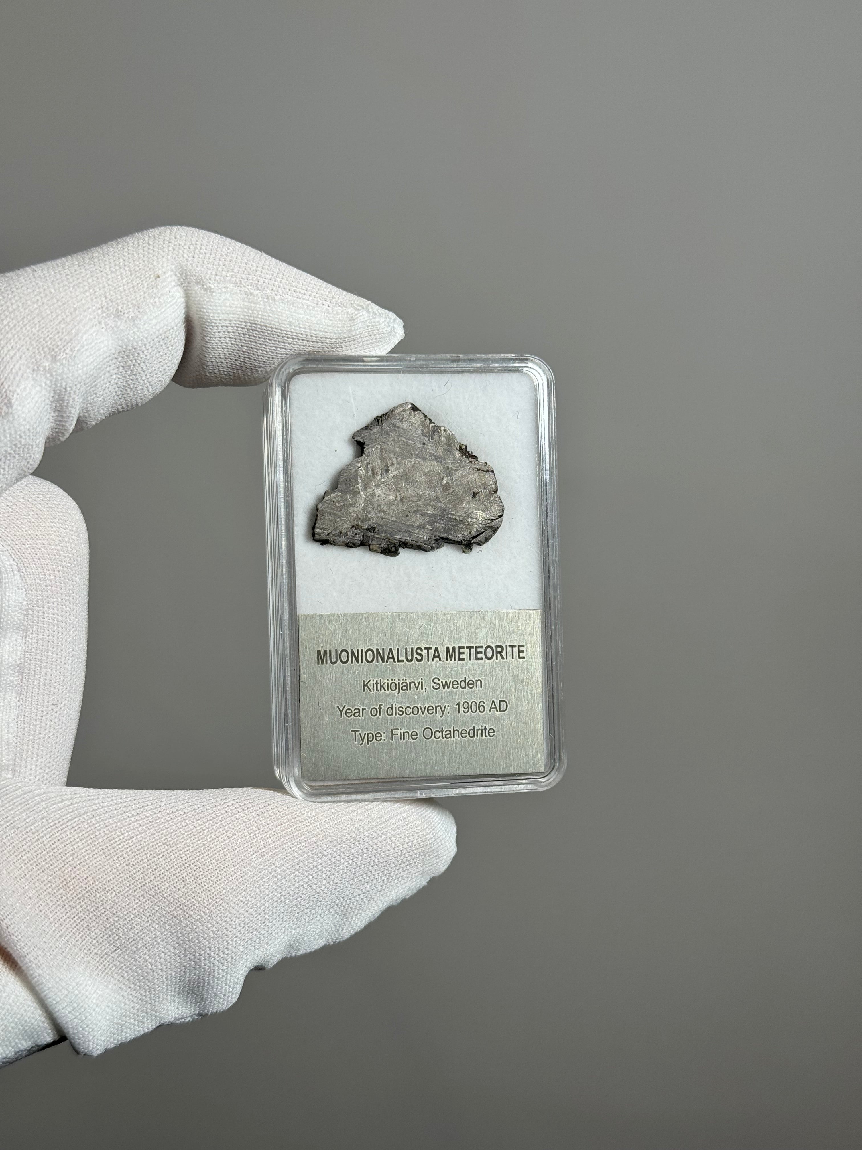 MUONIONALUSTA METEORITE, SWEDEN. 5,7 GRAMS.