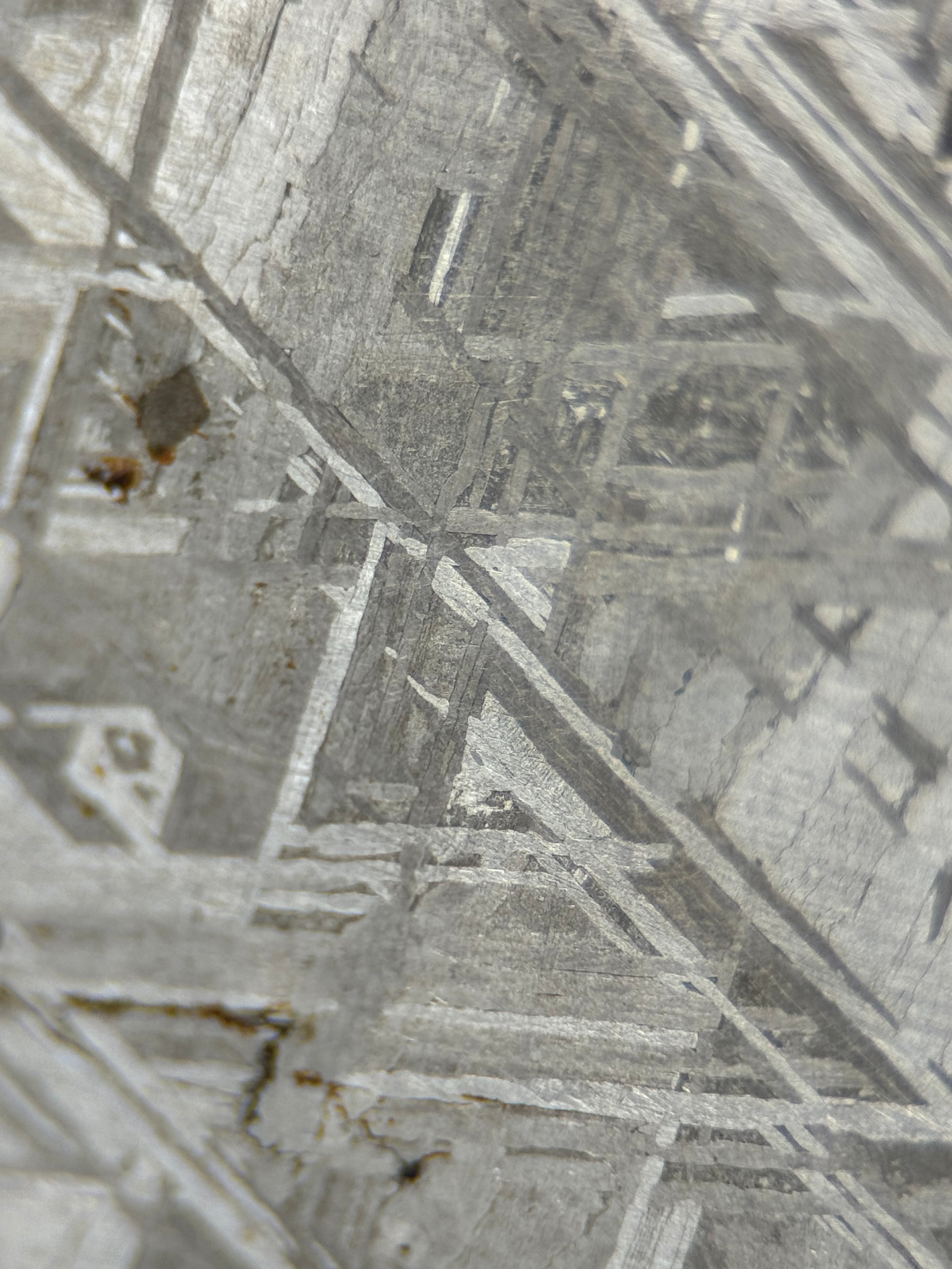 MUONIONALUSTA METEORITE, SWEDEN. 128 GRAMS END-CUT.