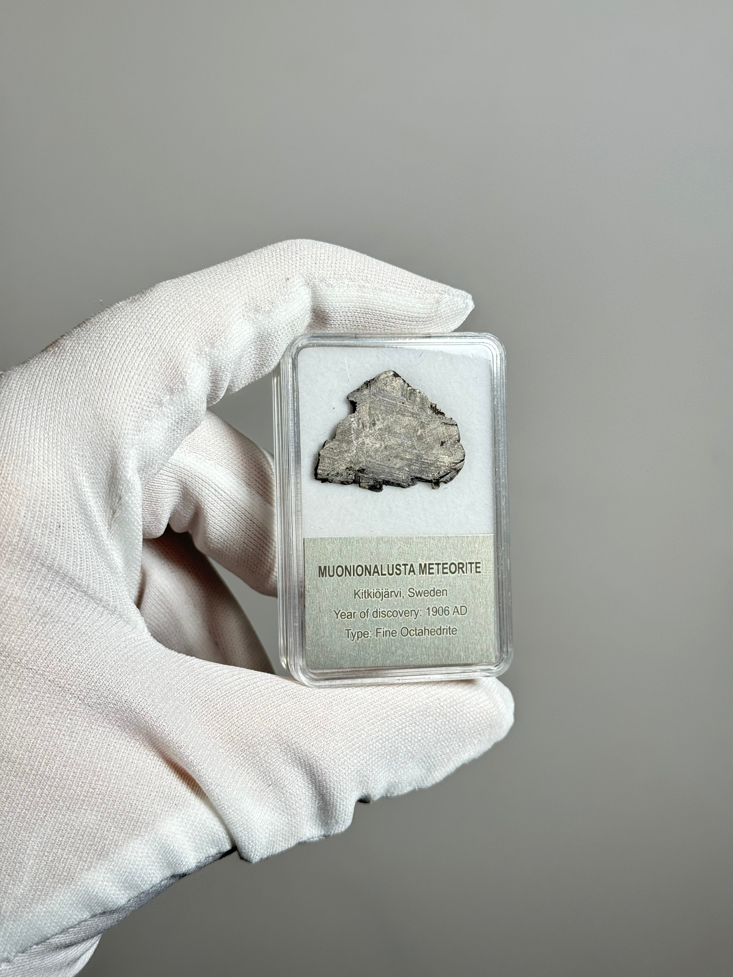 MUONIONALUSTA METEORITE, SWEDEN. 5,7 GRAMS.