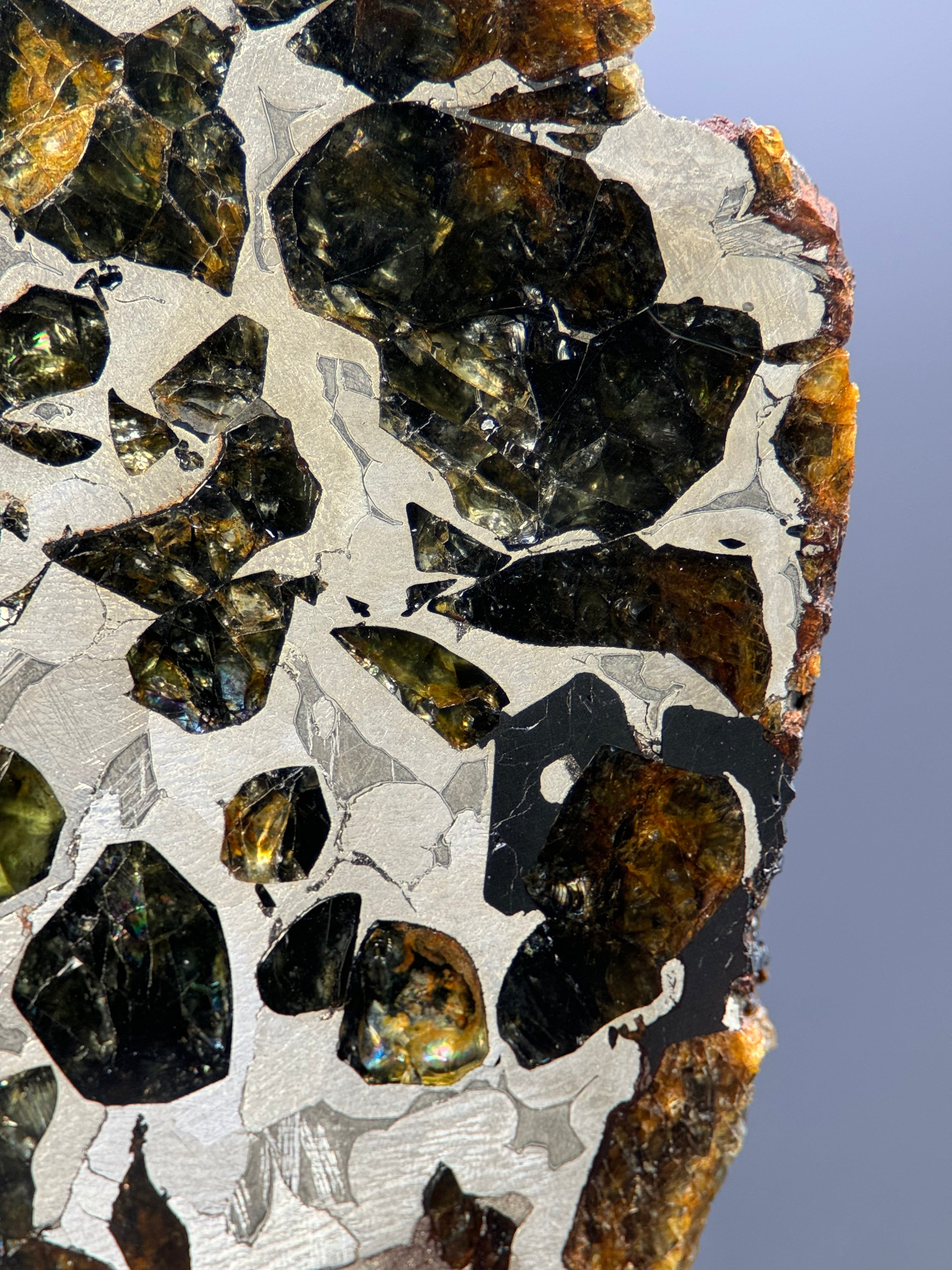 SEYMCHAN METEORITE, MAGADAN REGION, RUSSIA. 96 GRAMS END-CUT.