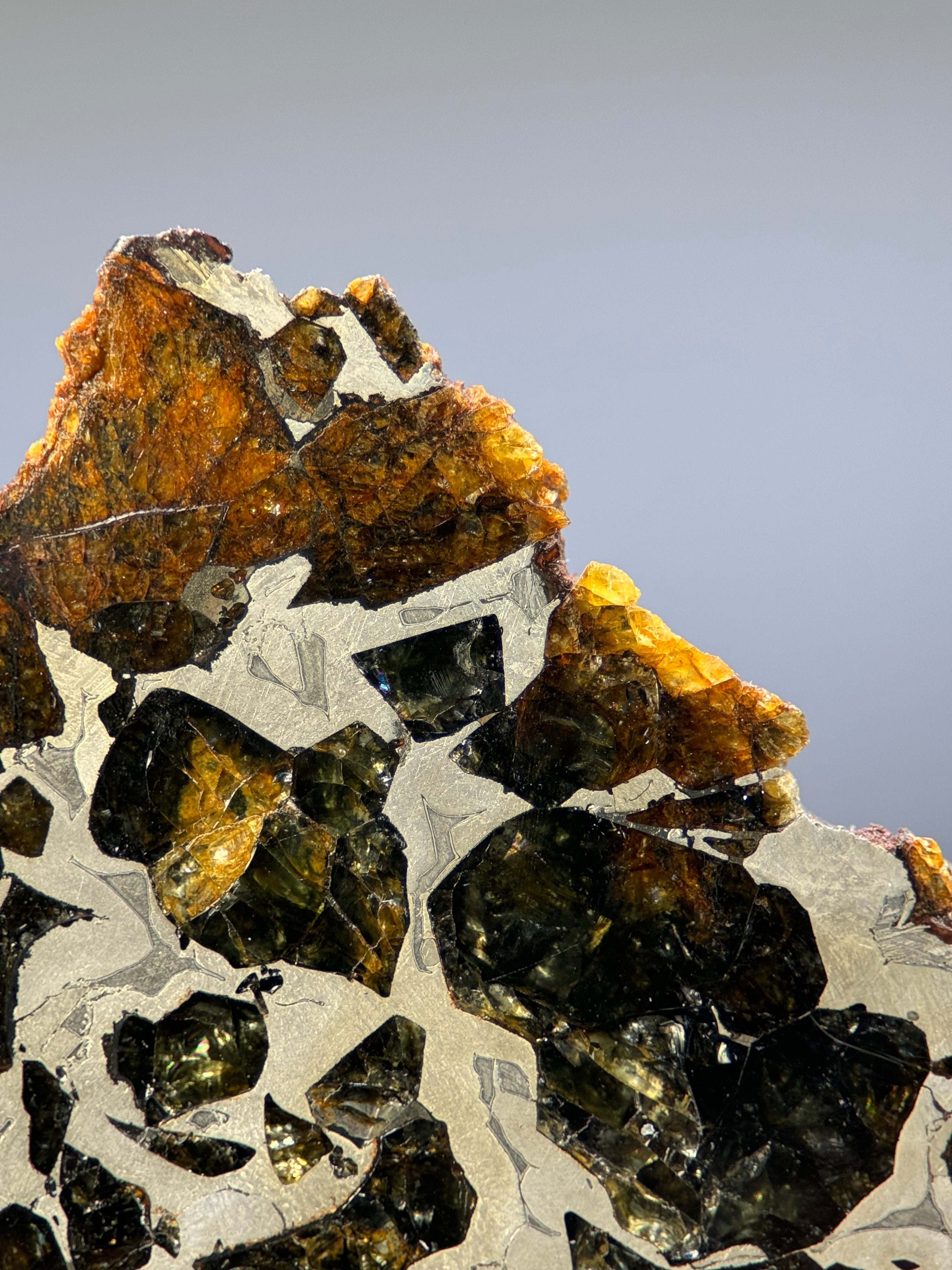 SEYMCHAN METEORITE, MAGADAN REGION, RUSSIA. 96 GRAMS END-CUT.