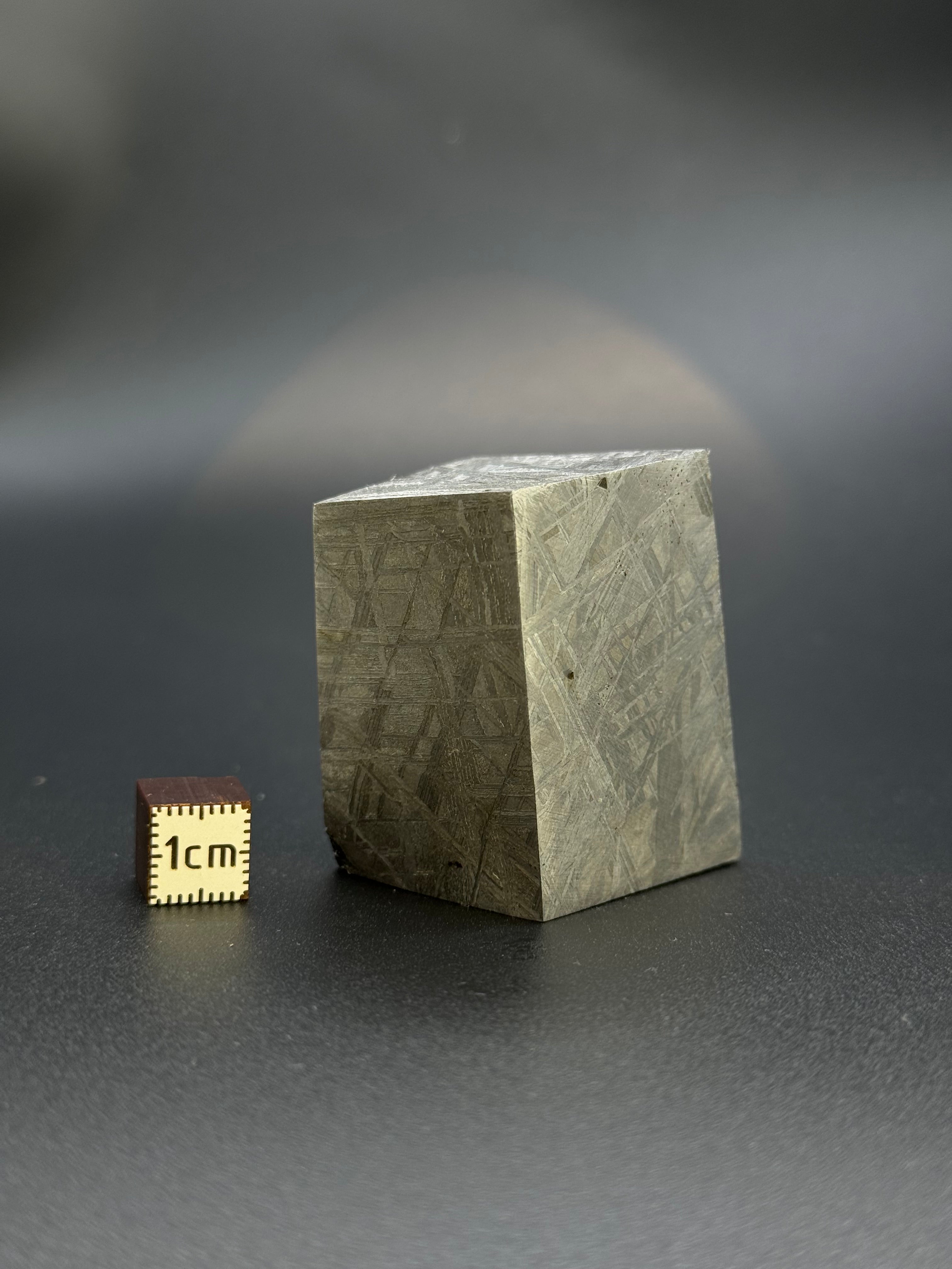 Muonionalusta meteorite, Sweden. Block, 264 grams