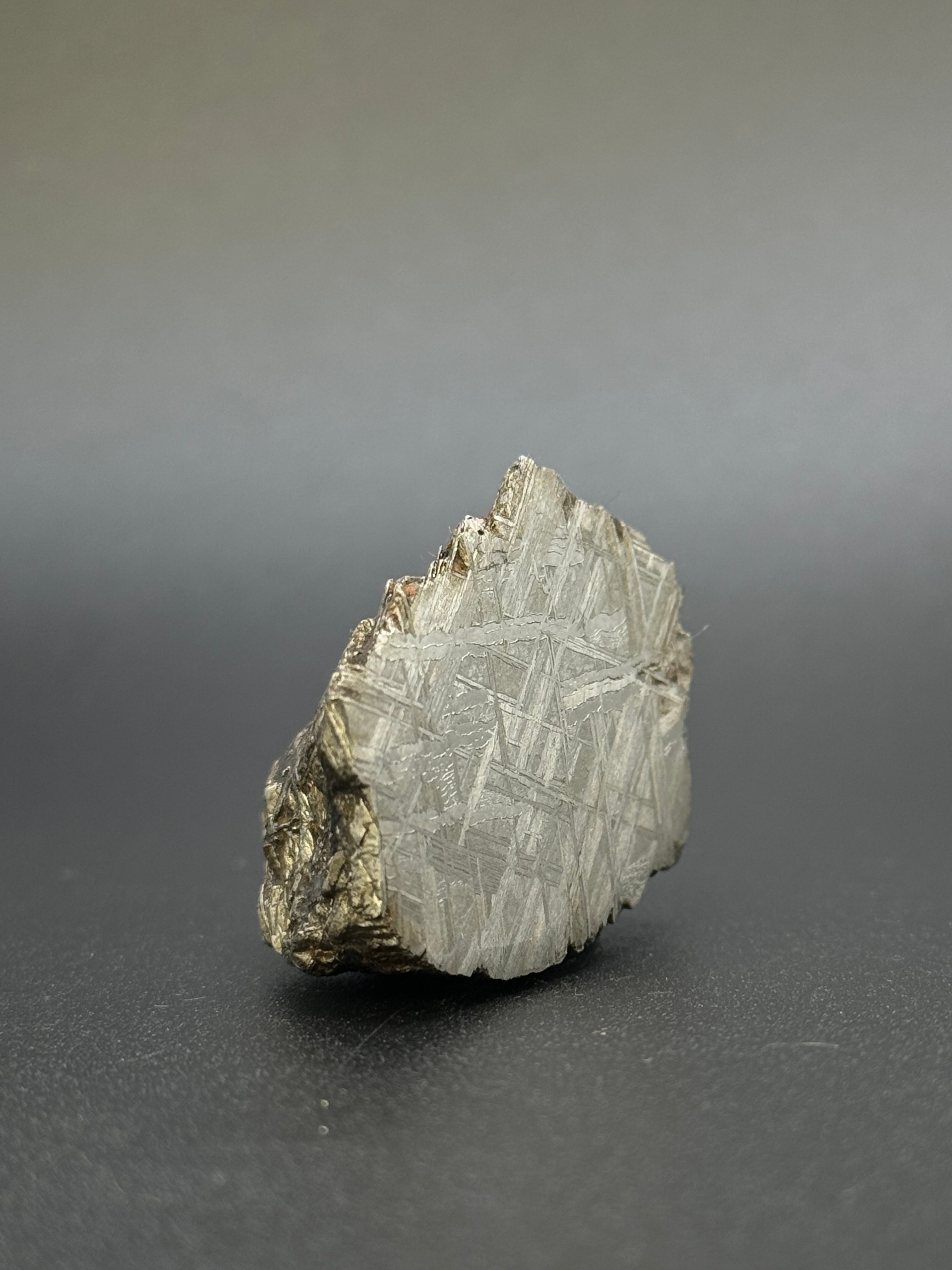 MUONIONALUSTA METEORITE, SWEDEN. 82,64 GRAMS END-CUT.