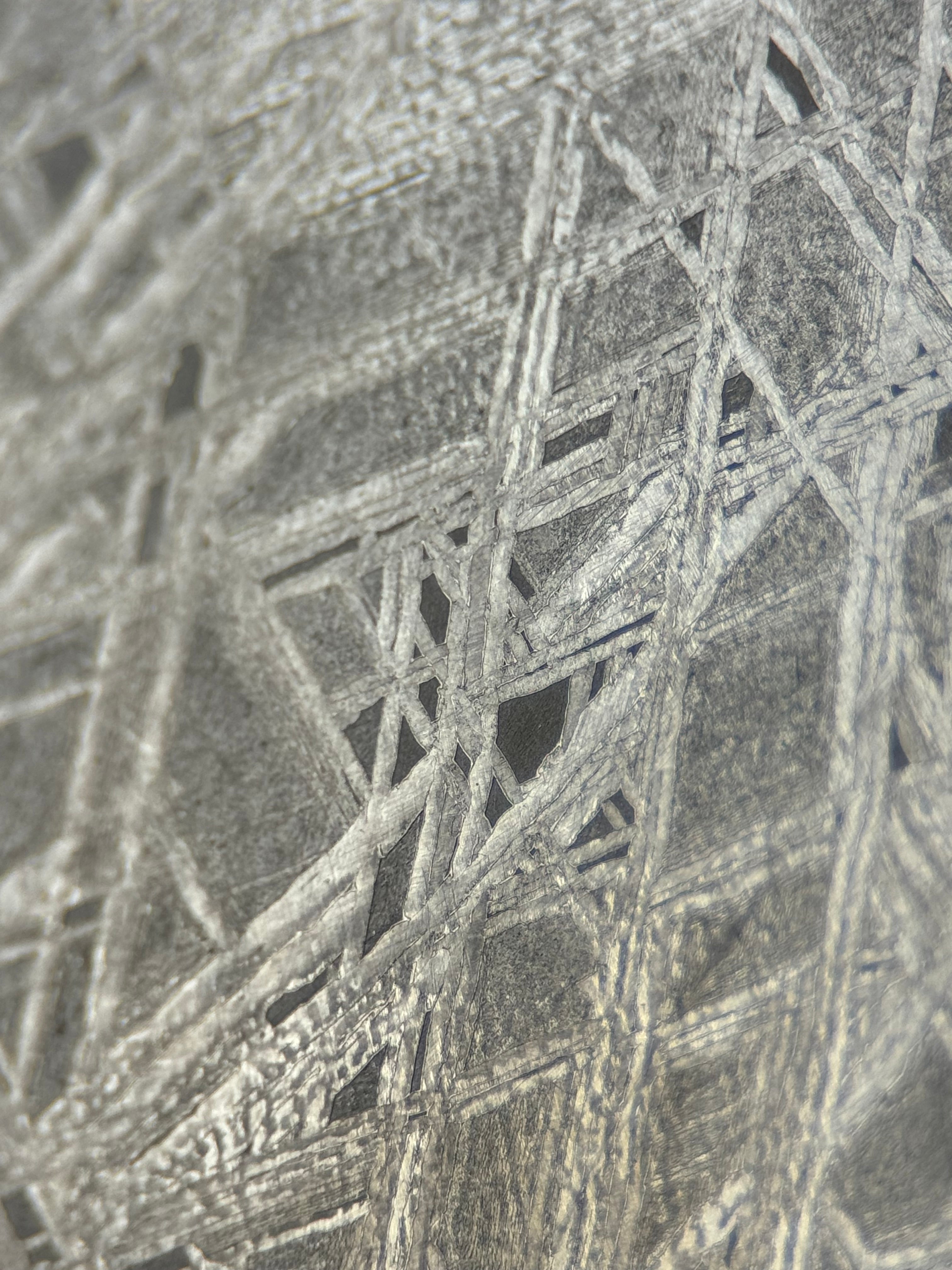 MUONIONALUSTA METEORITE, SWEDEN. 242 GRAMS END-CUT.