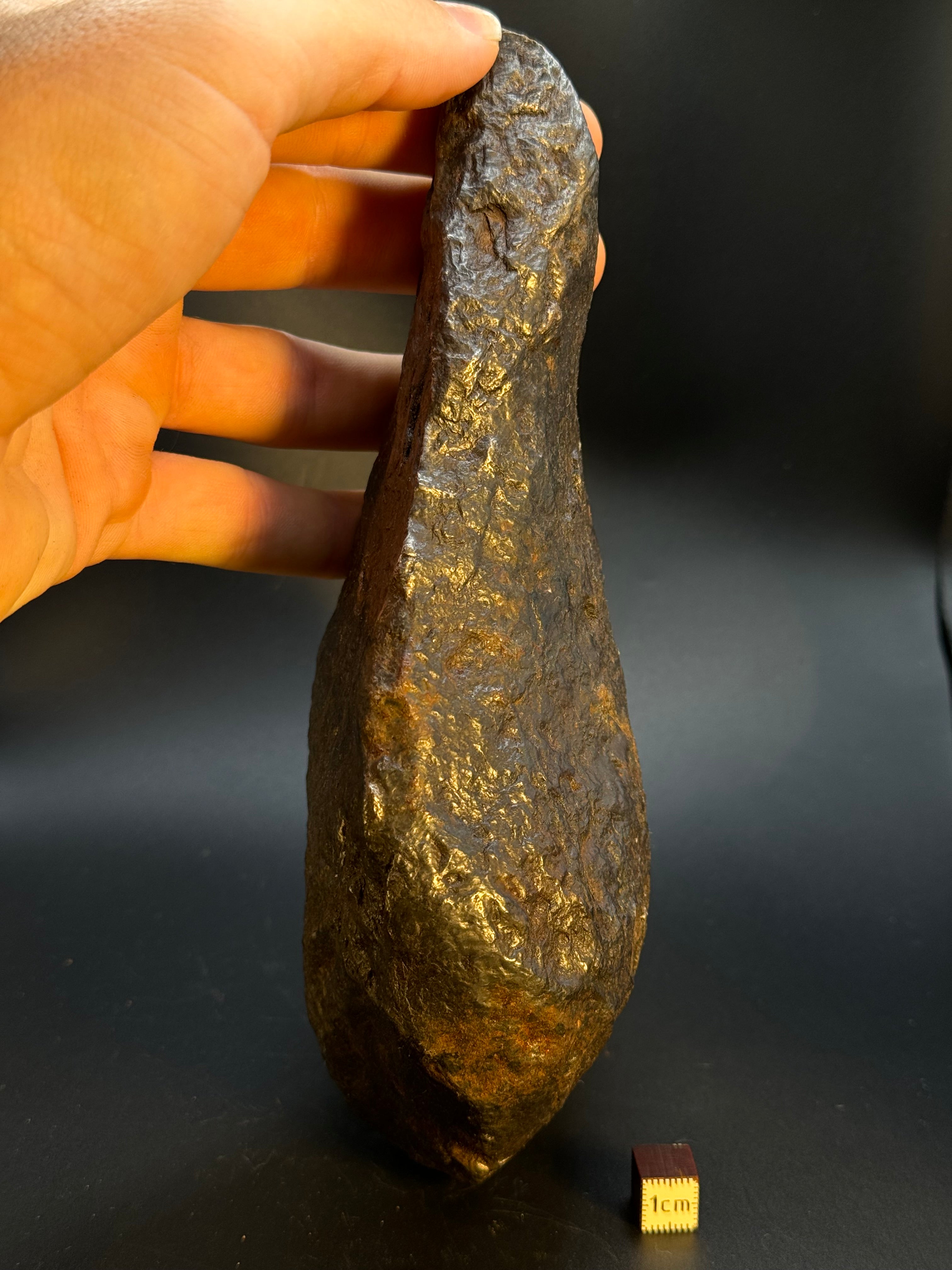 MUONIONALUSTA METEORITE, SWEDEN. FULL METEORITE 4141 GRAMS.