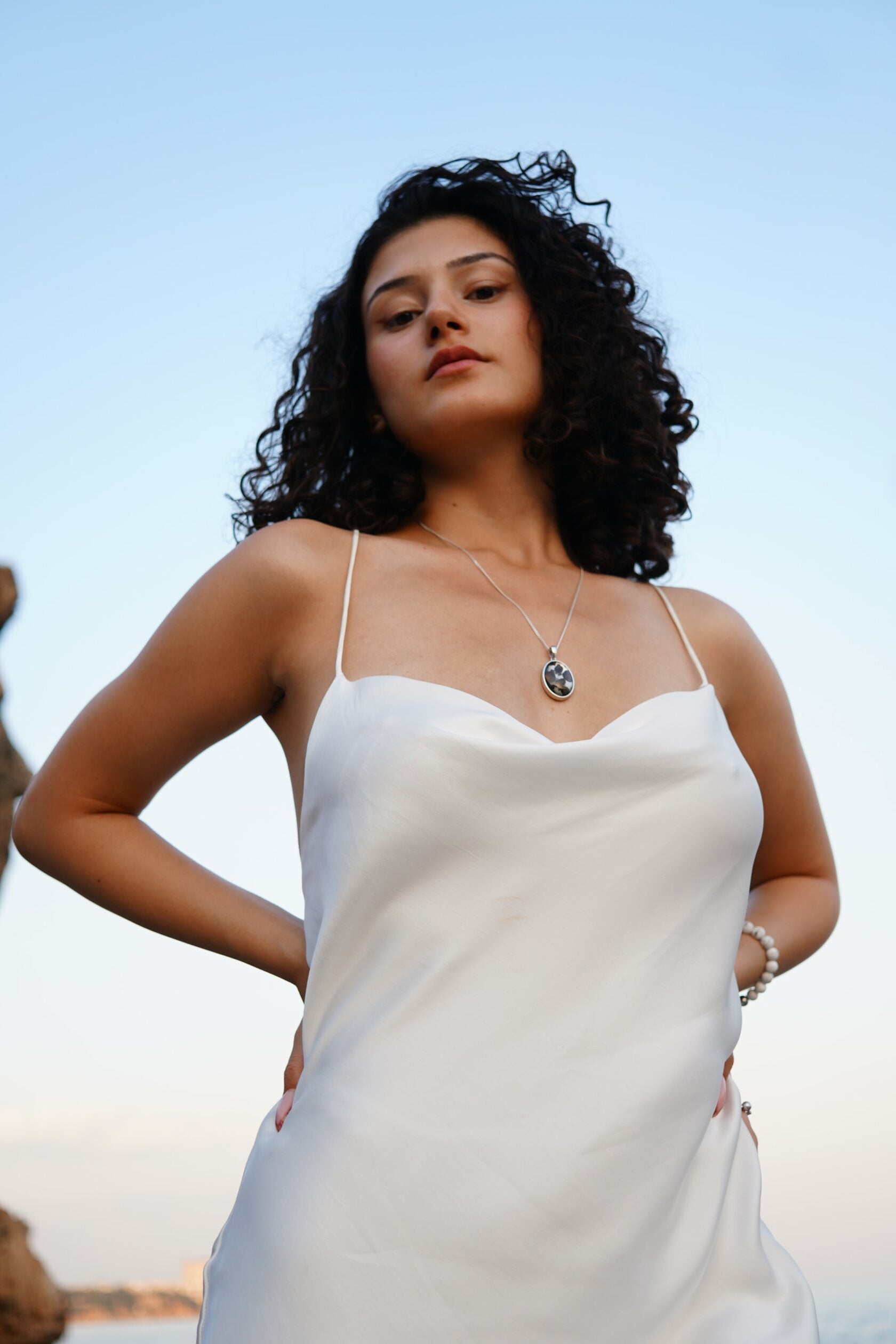 Sericho Meteorite Oval pendant