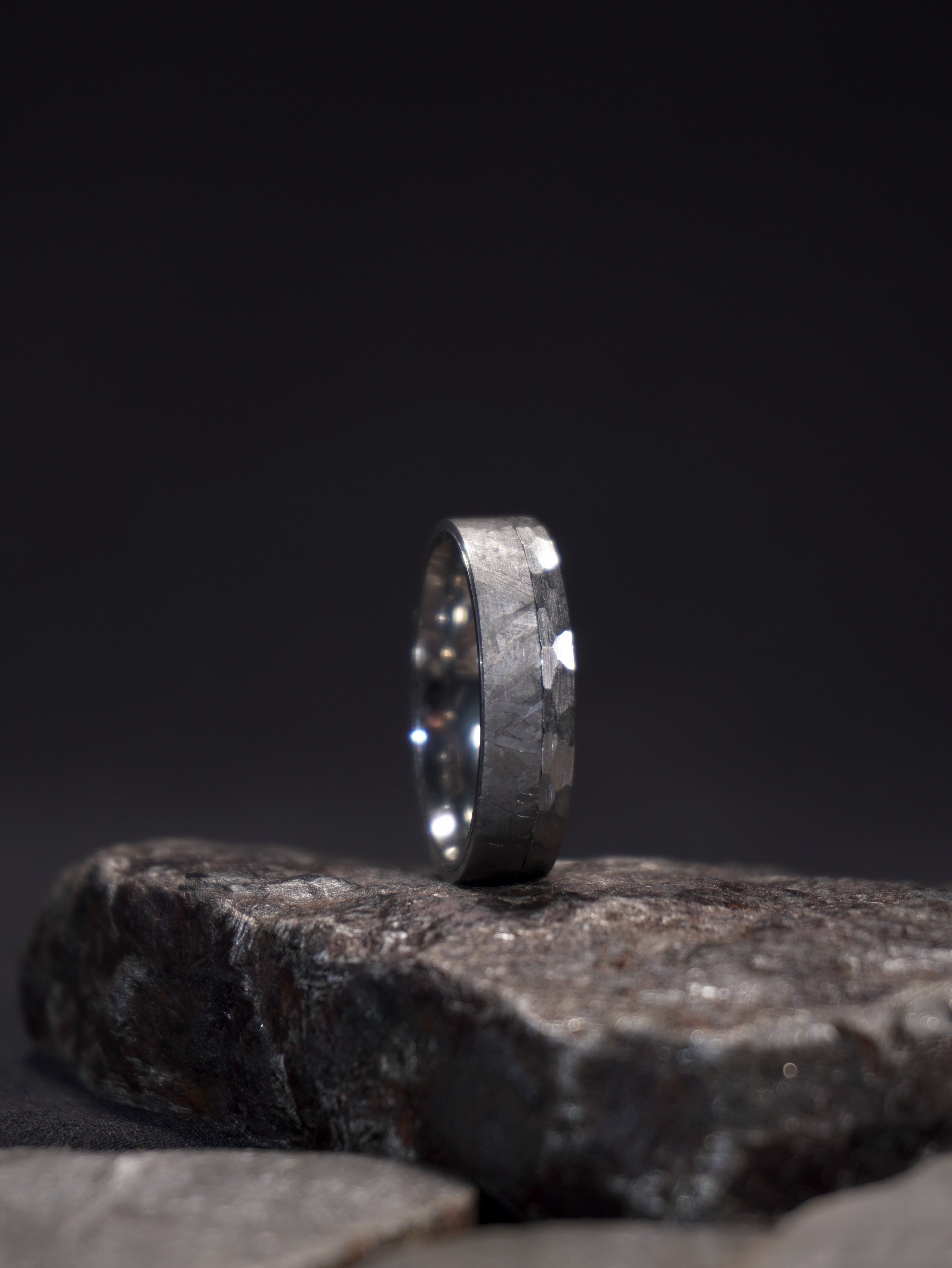 Andromeda - Muonionalusta Meteorite & Stainless Steel