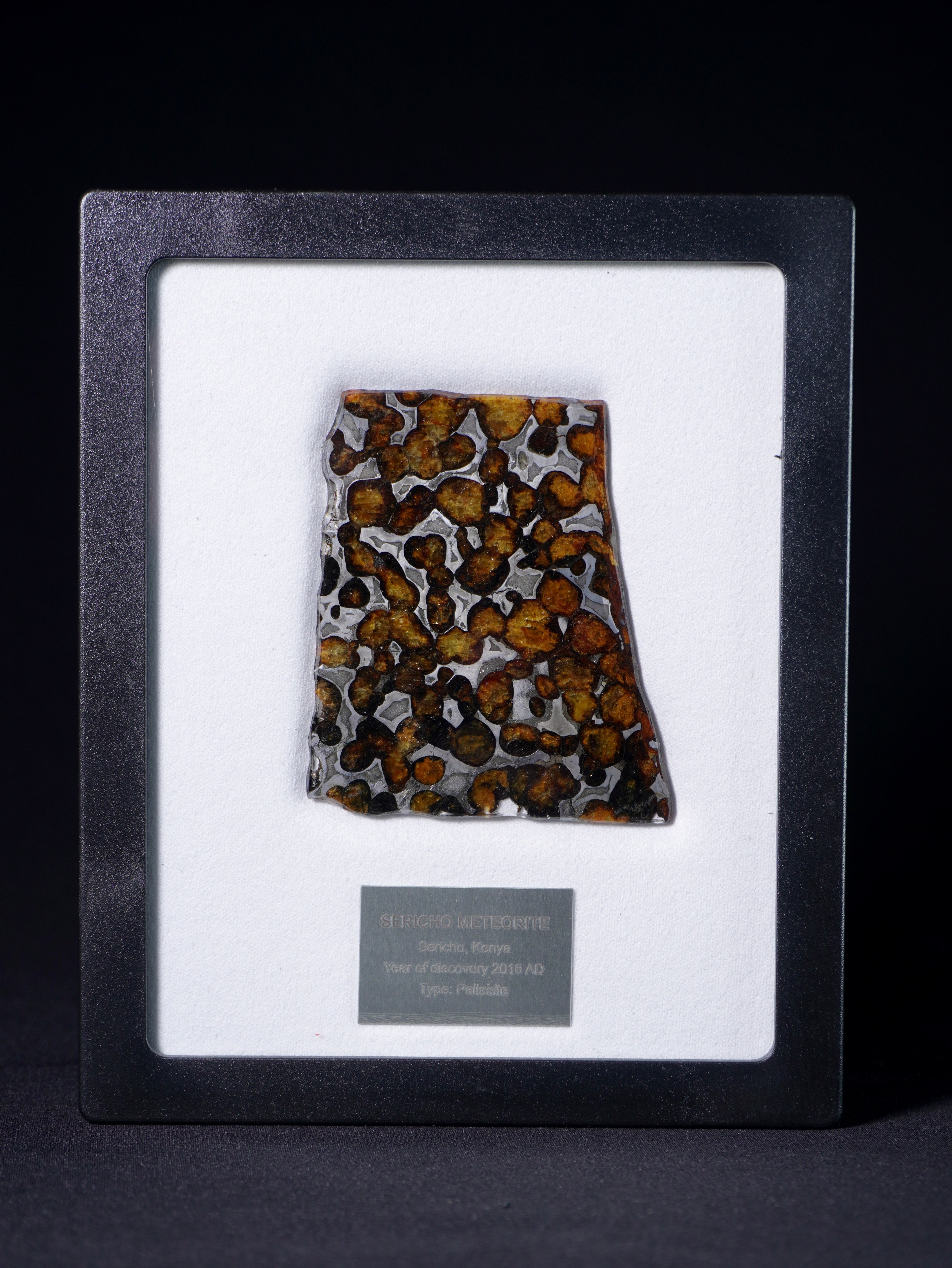 SERICHO METEORITE, KENYA. 22.84 GRAMS SLICE