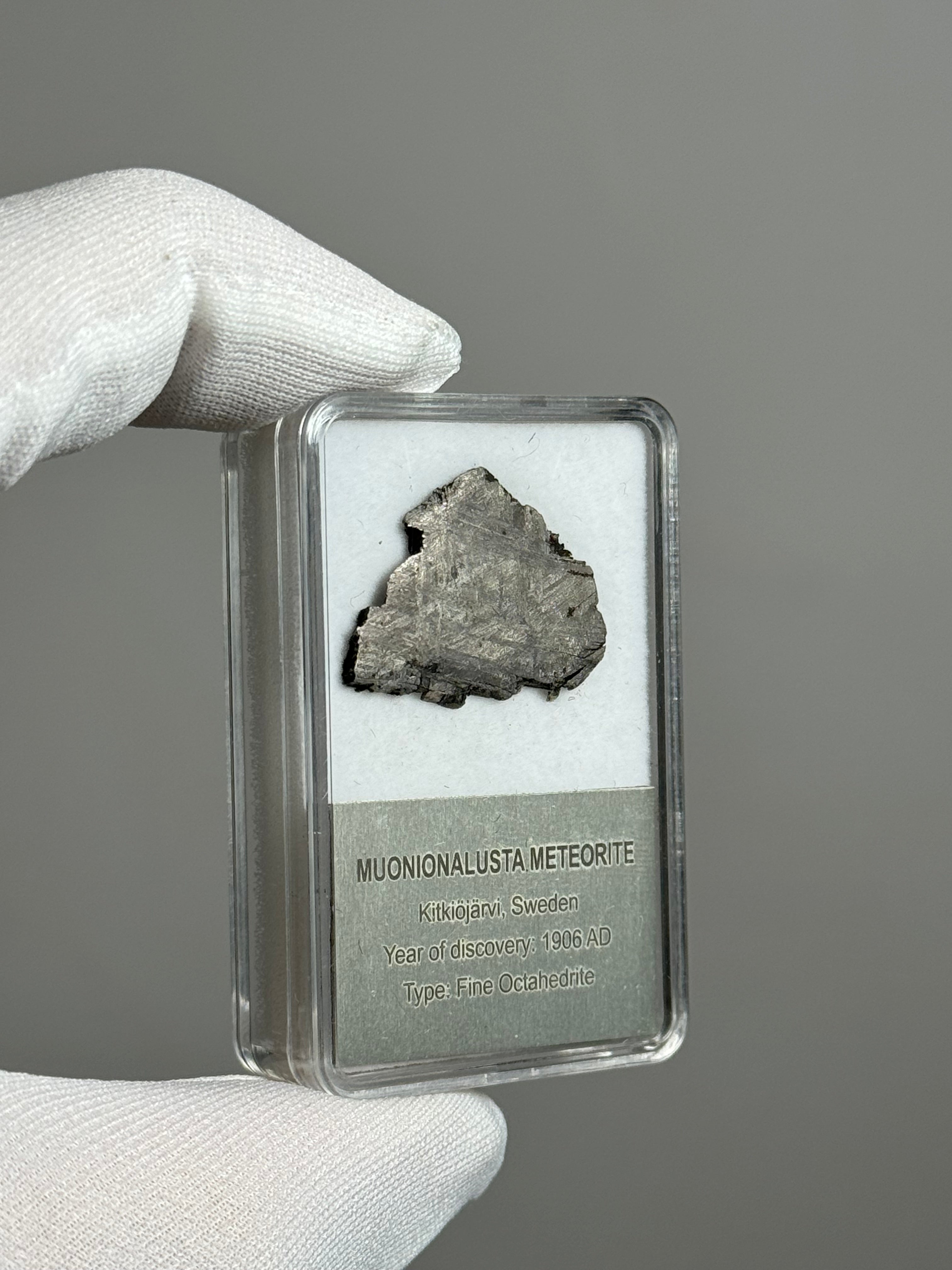 MUONIONALUSTA METEORITE, SWEDEN. 5,7 GRAMS.