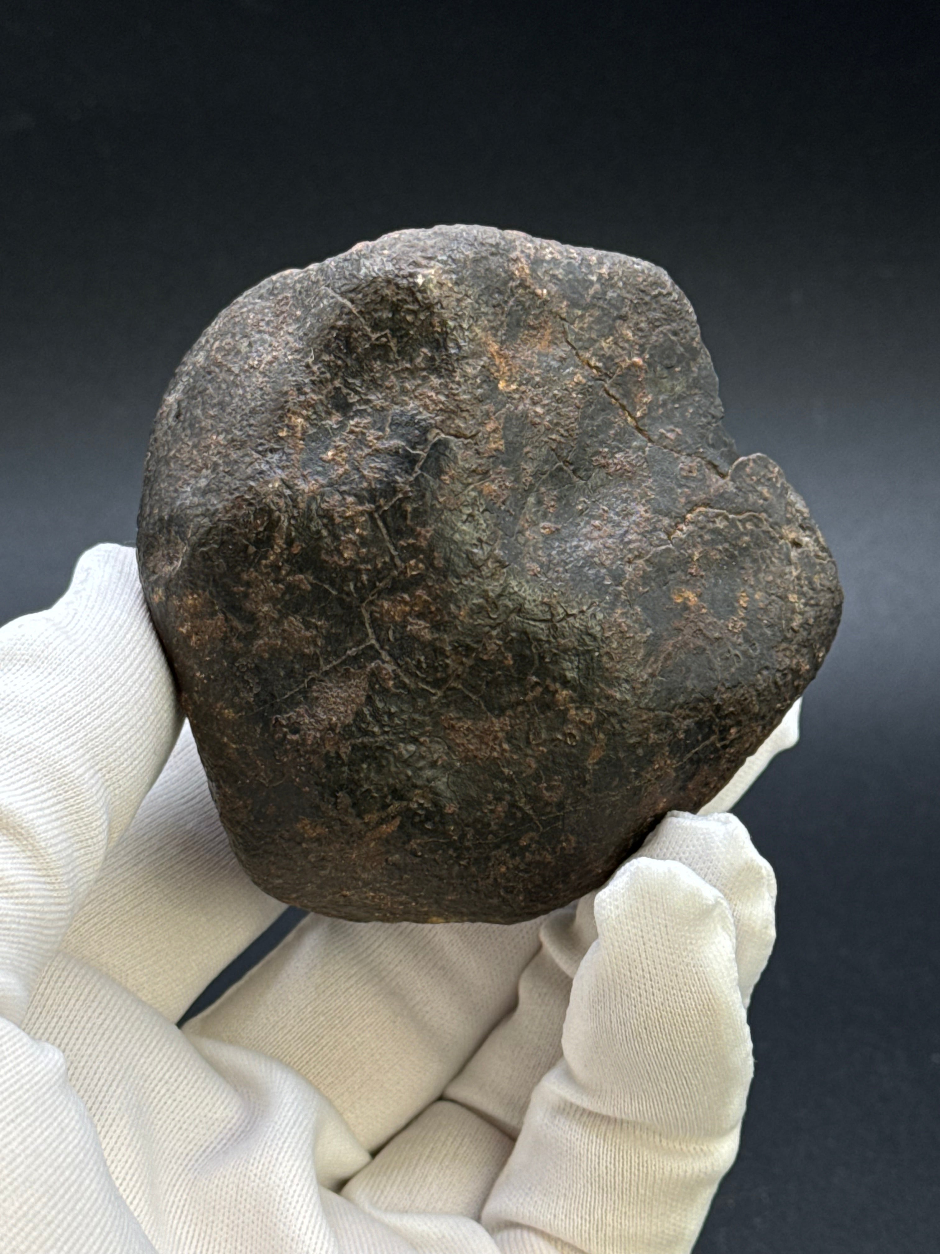 CHONDRITE METEORITE, NORTH WEST AFRICA. 437 GRAMS.
