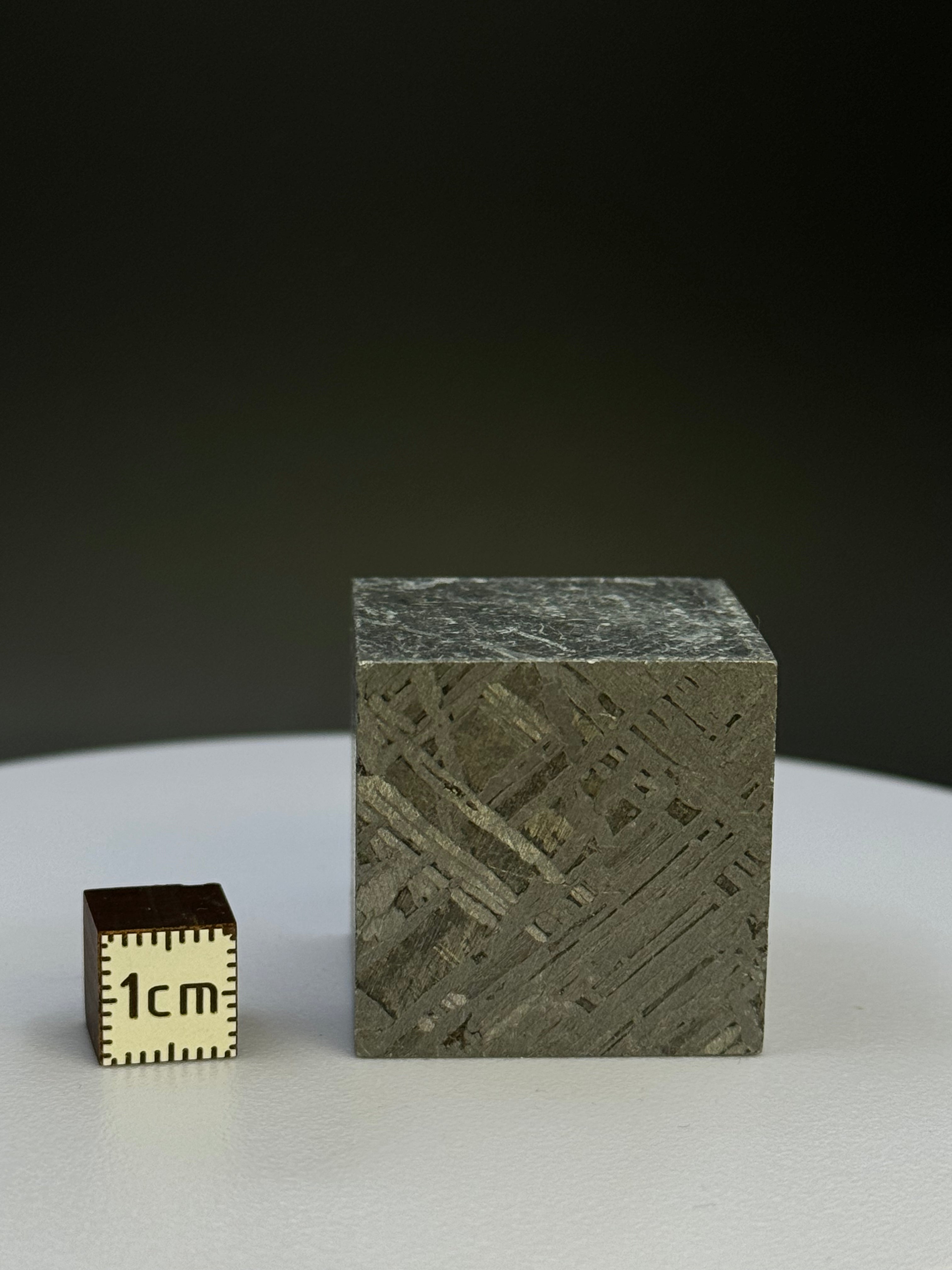 Aletai Meteorite Cube, Gobi Desert, China. 188 grams.