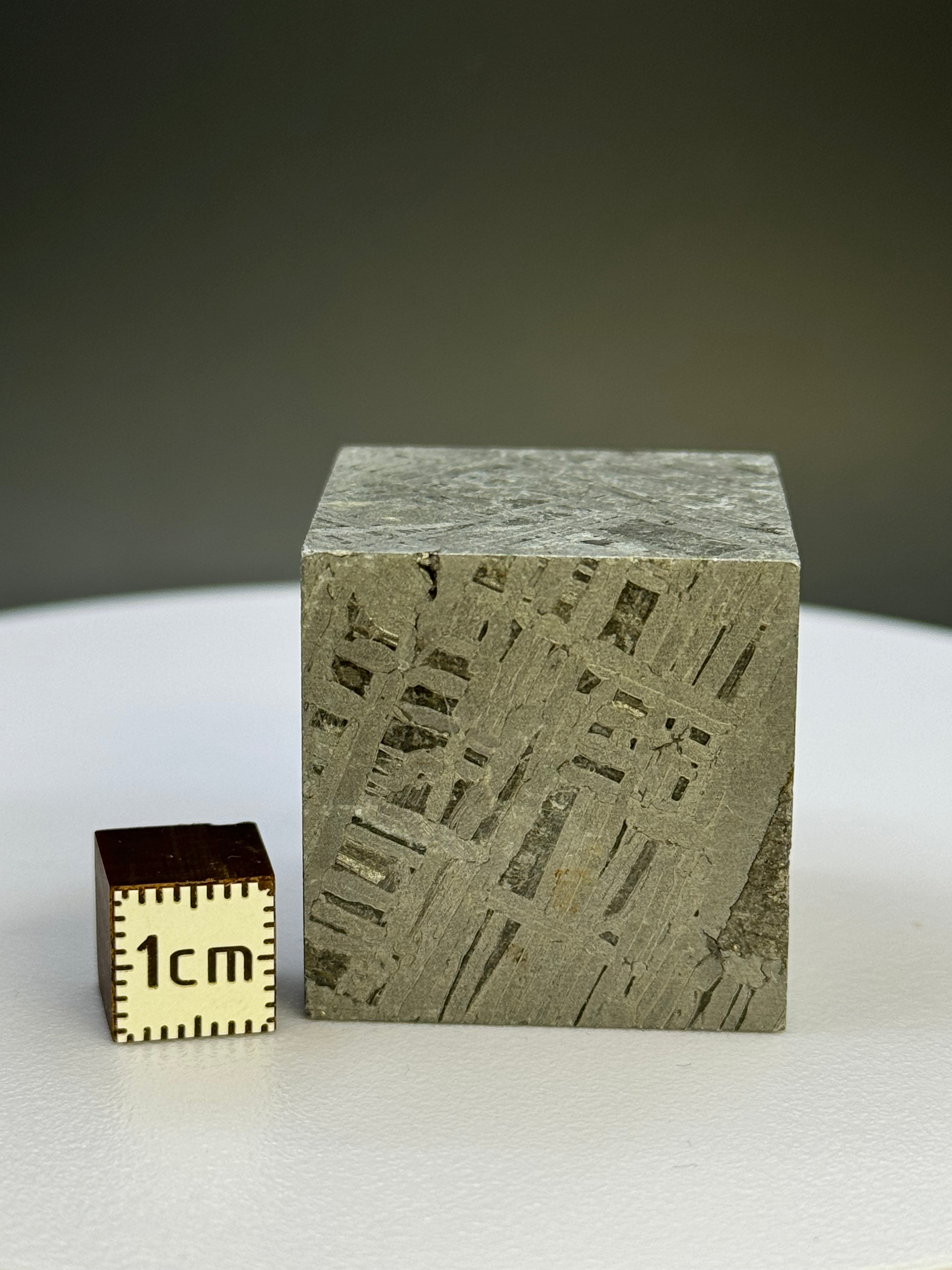 Aletai Meteorite Cube, Gobi Desert, China. 188 grams.