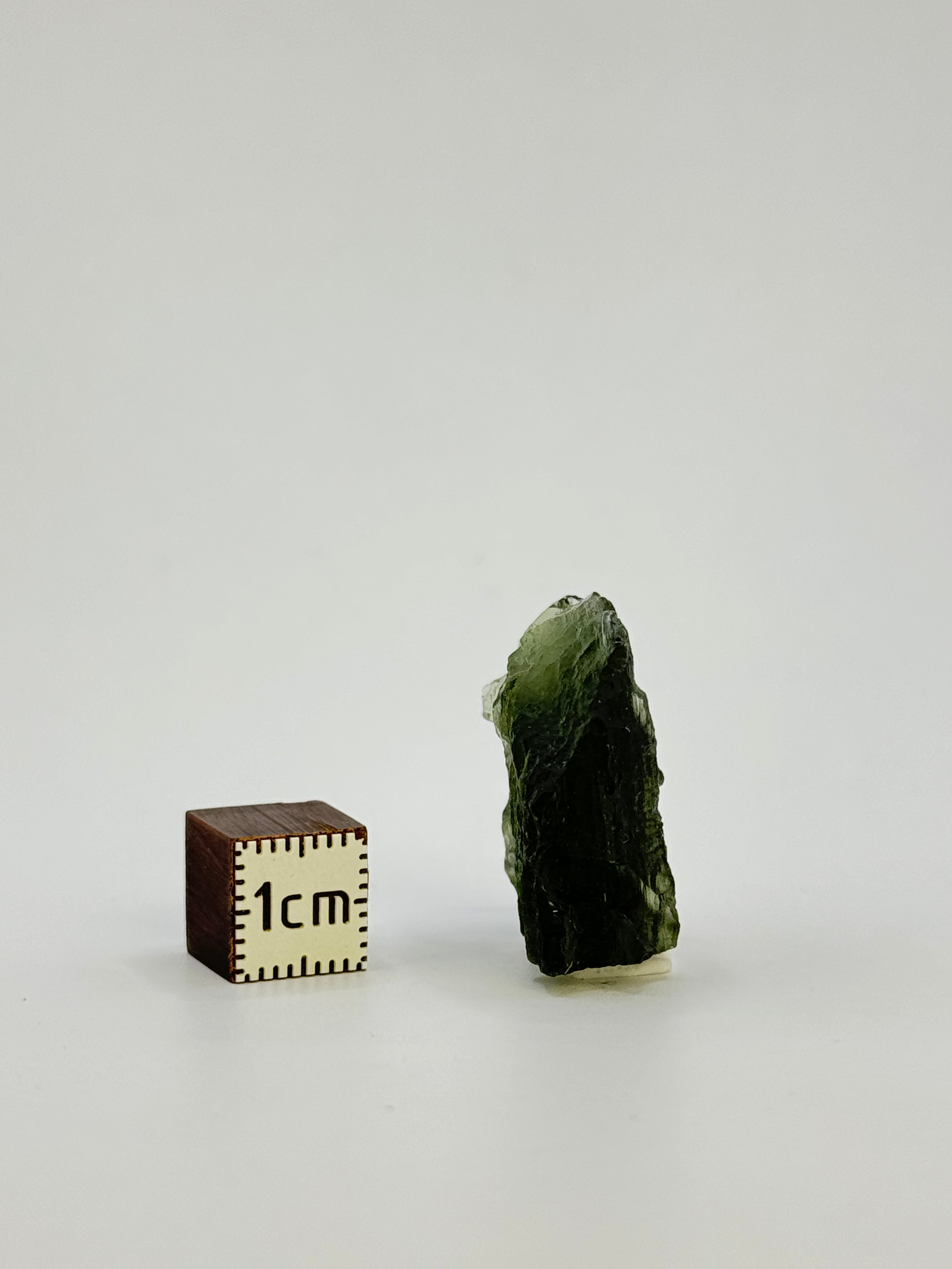 Raw Moldavite, Czech Republic. 6 grams.