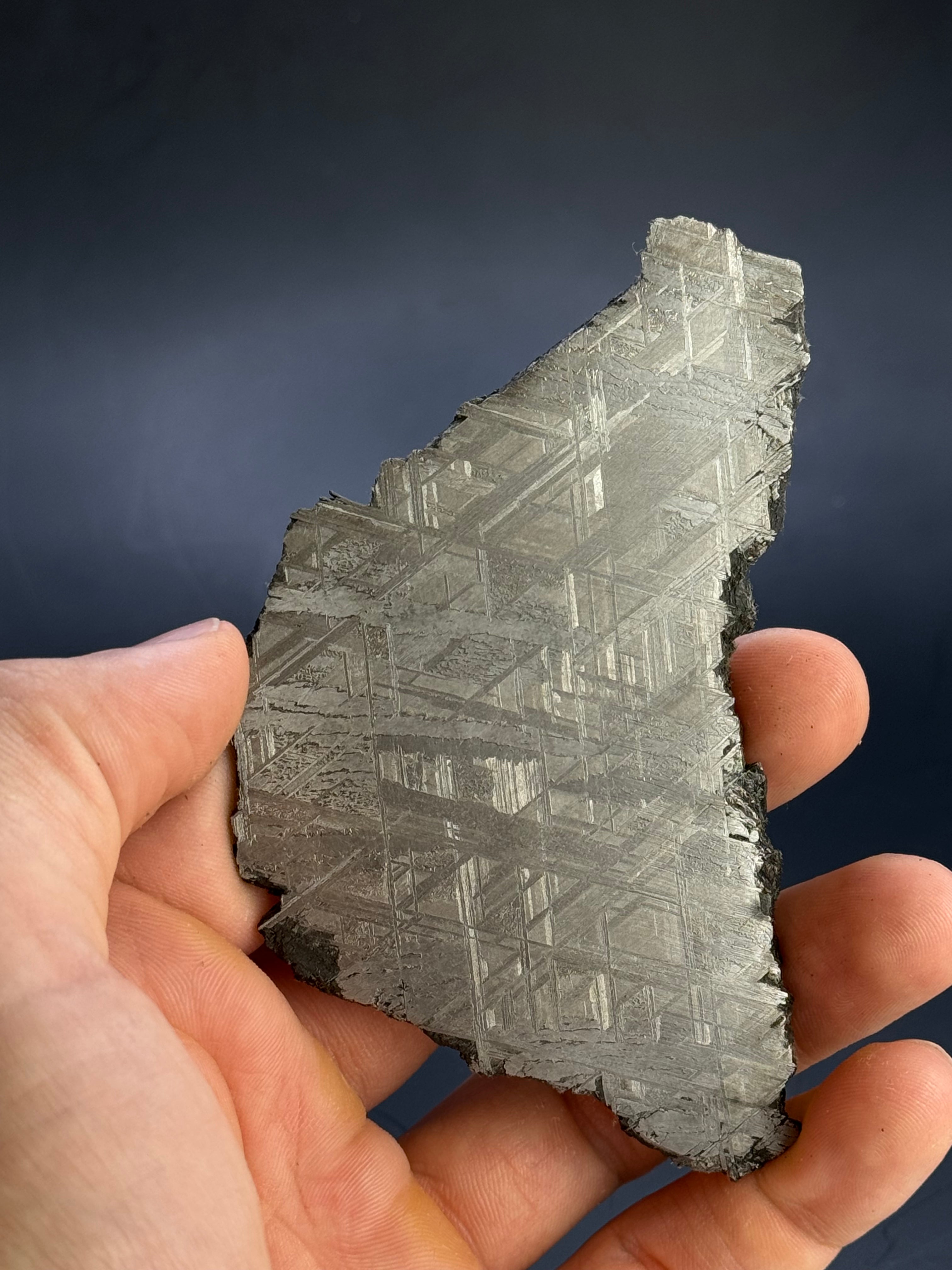 Muonionalusta meteorite, Sweden. 102,58 grams.