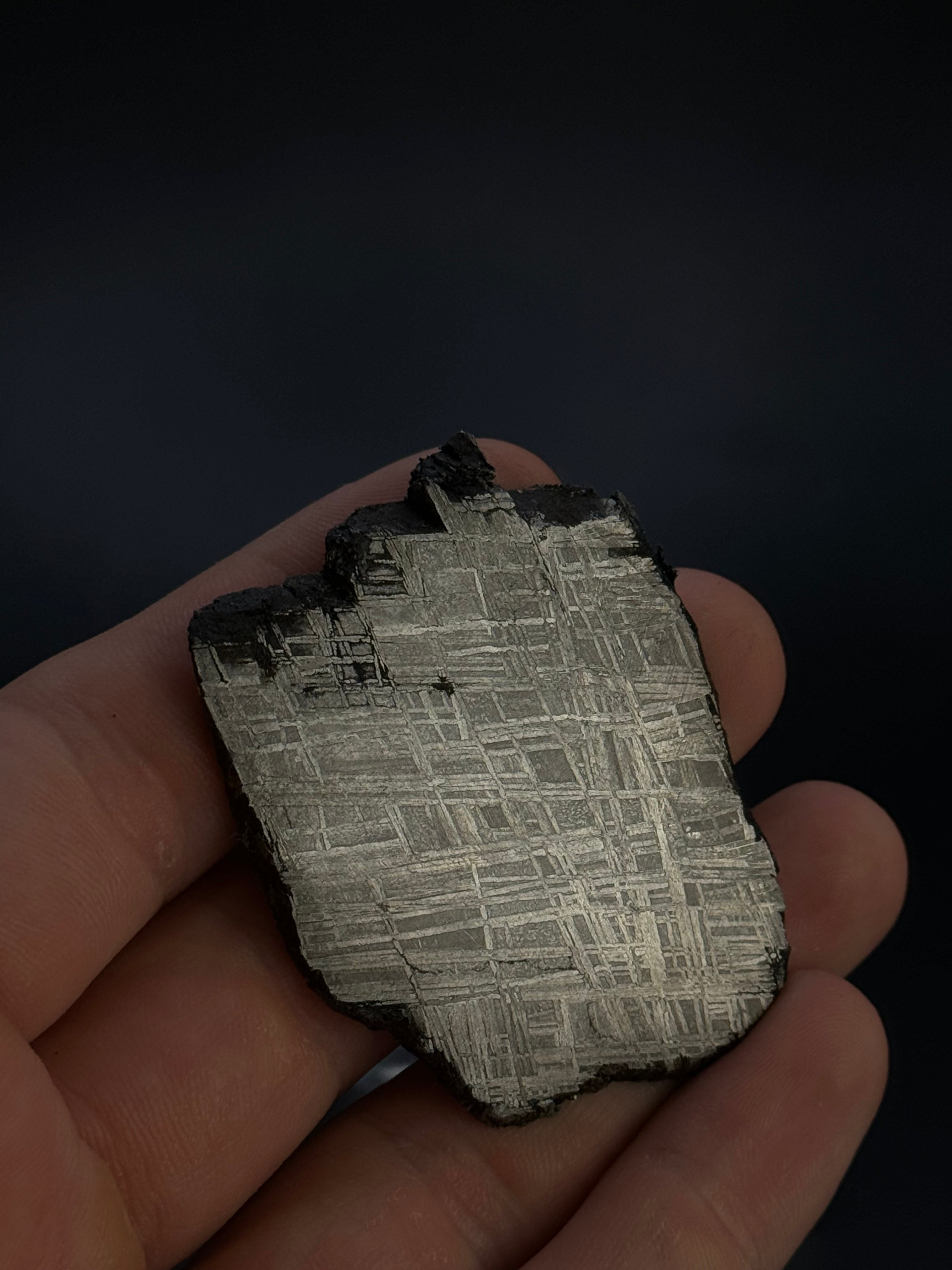 Muonionalusta meteorite, Sweden. 47,20 grams.