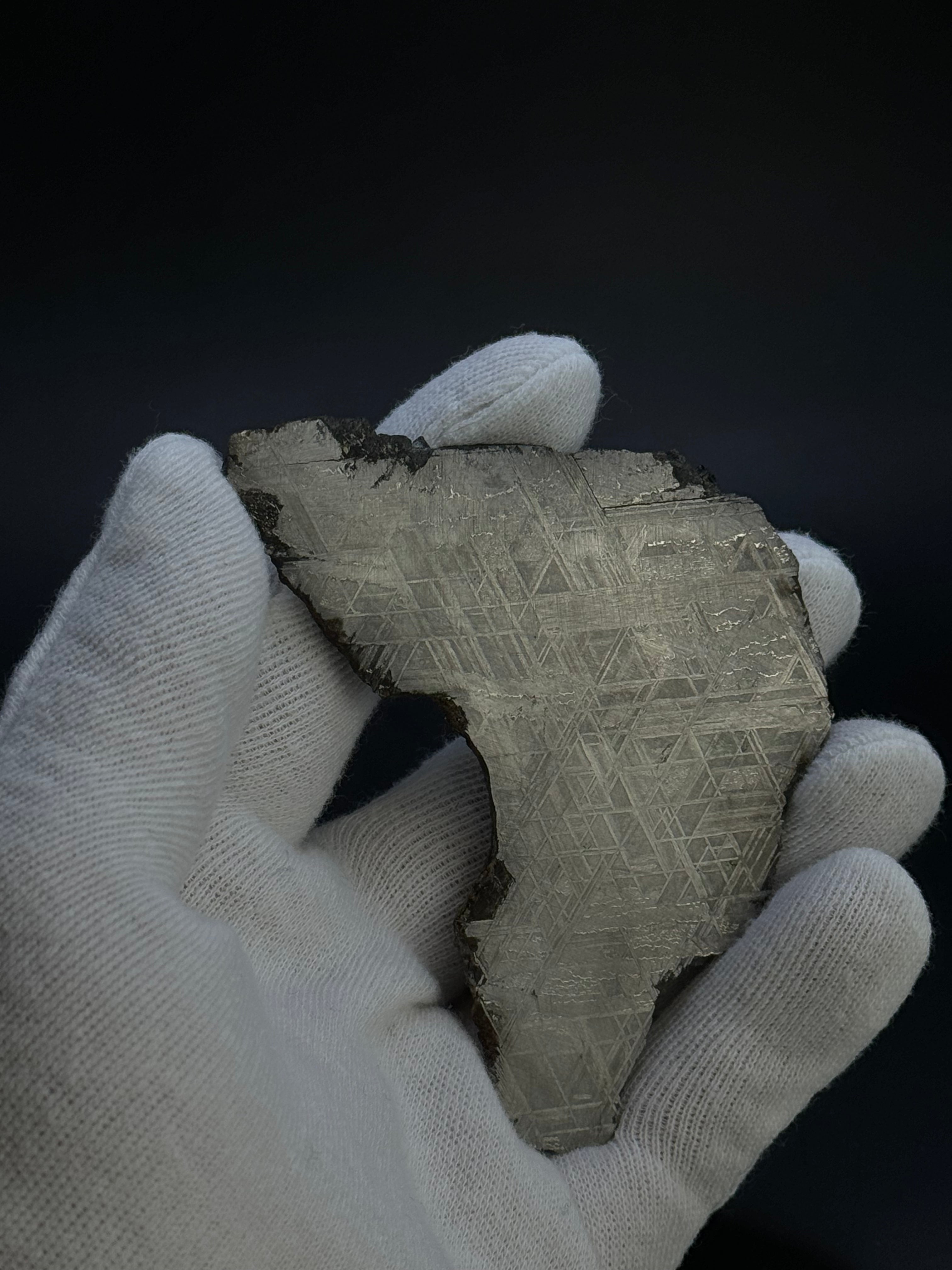 Muonionalusta meteorite, Sweden. 94,65 grams.