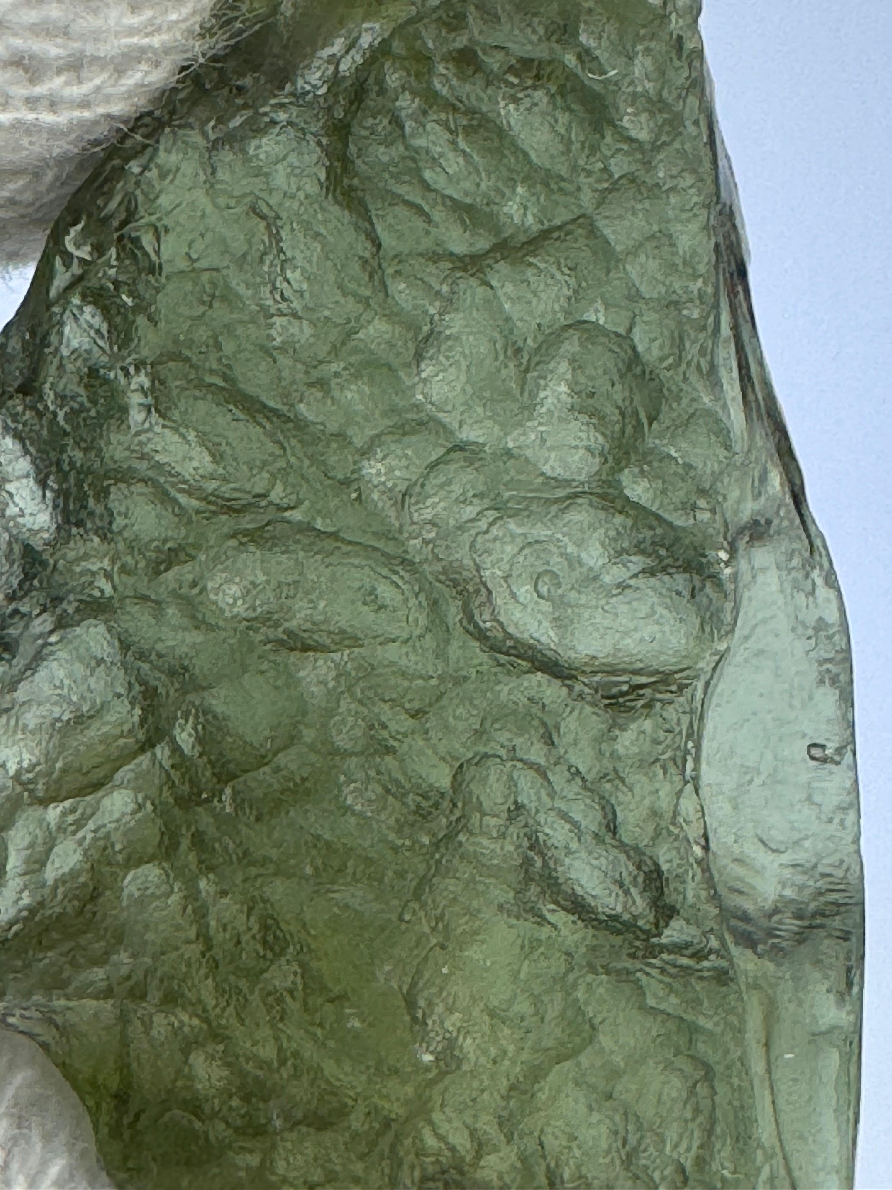 Raw Moldavite, Czech Republic. 2,64 grams.