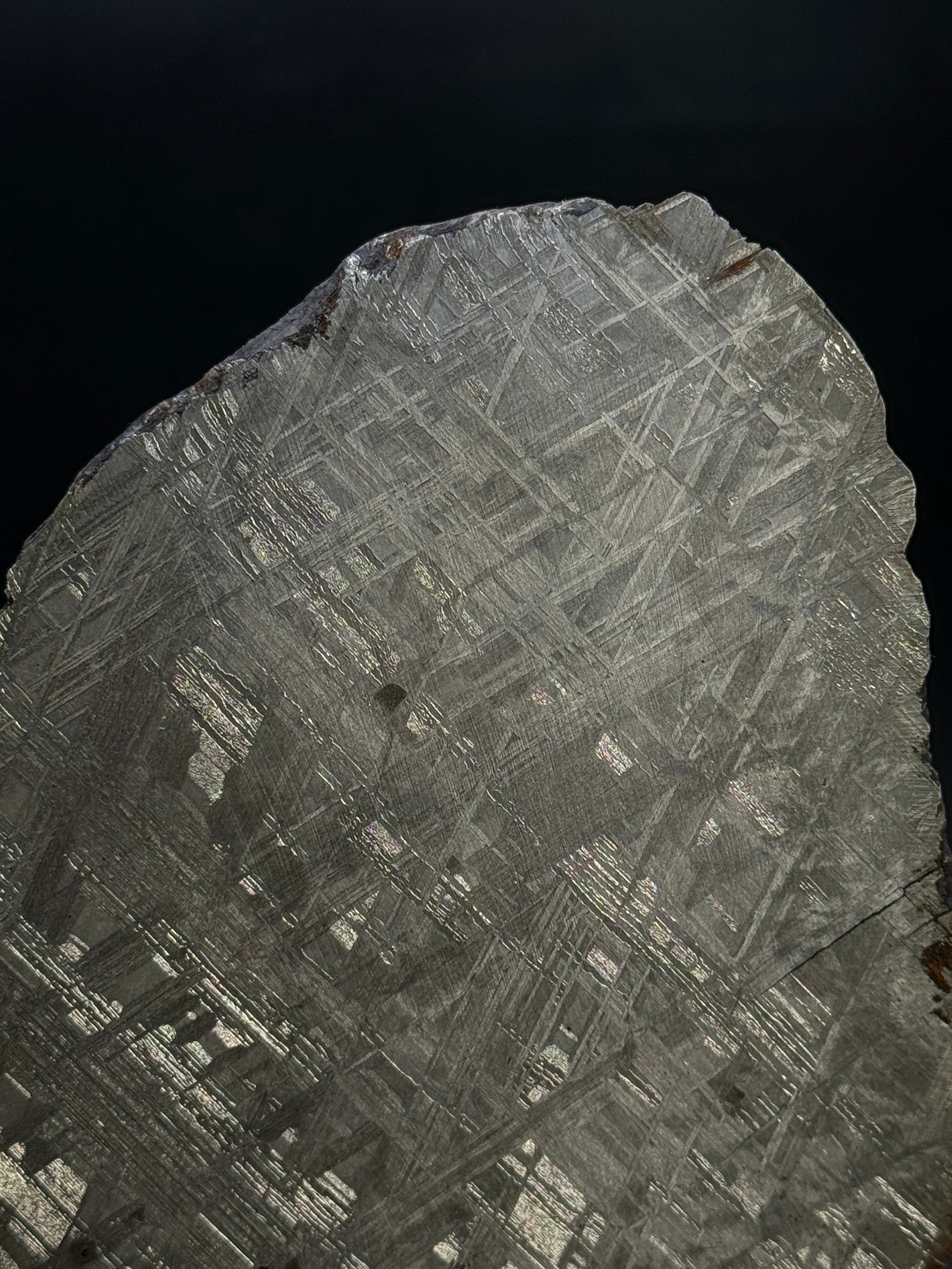 MUONIONALUSTA METEORITE, SWEDEN. 865 GRAMS END-CUT.