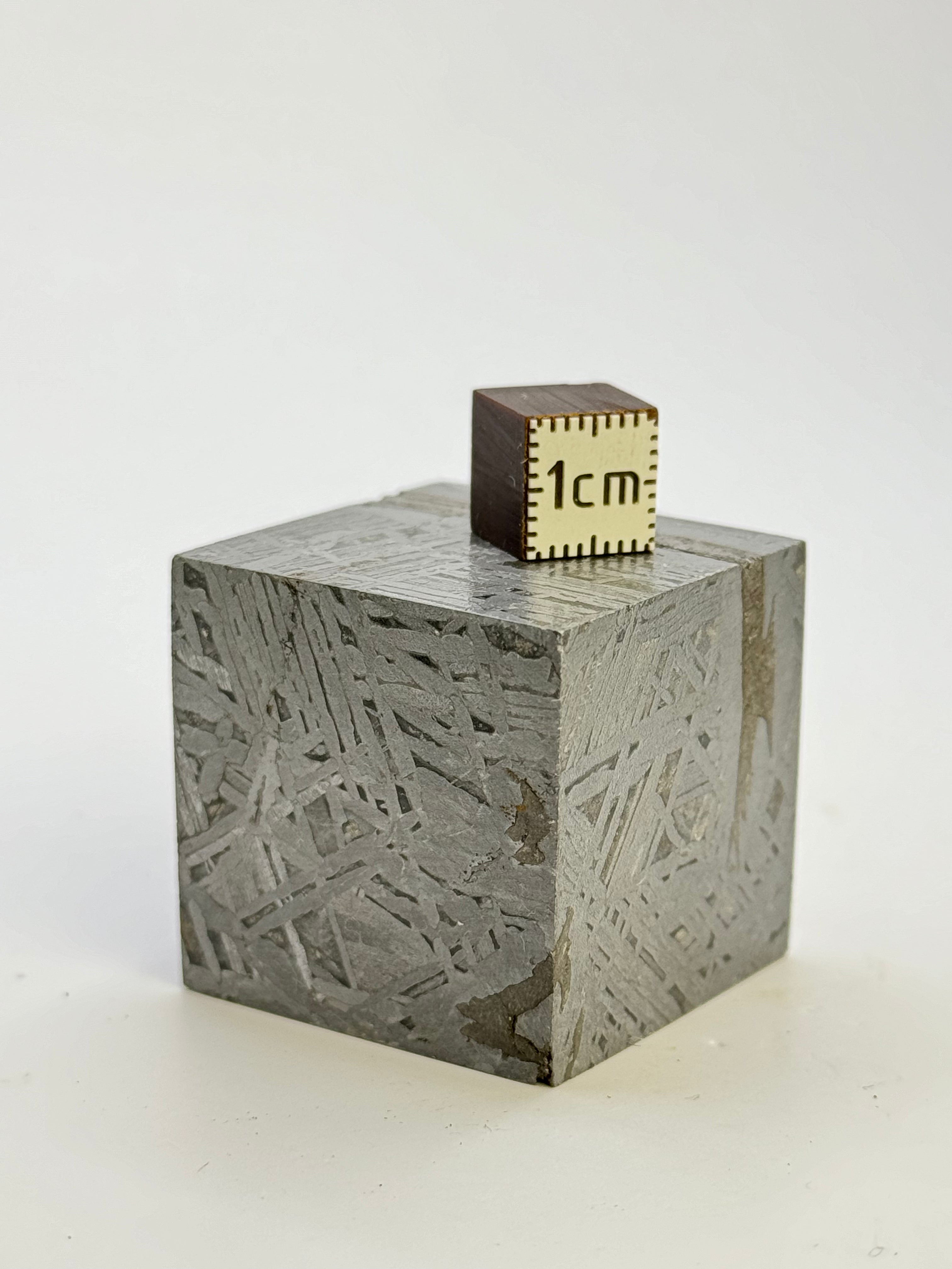 Aletai meteorite Cube, Gobi Desert, China. 190 grams.