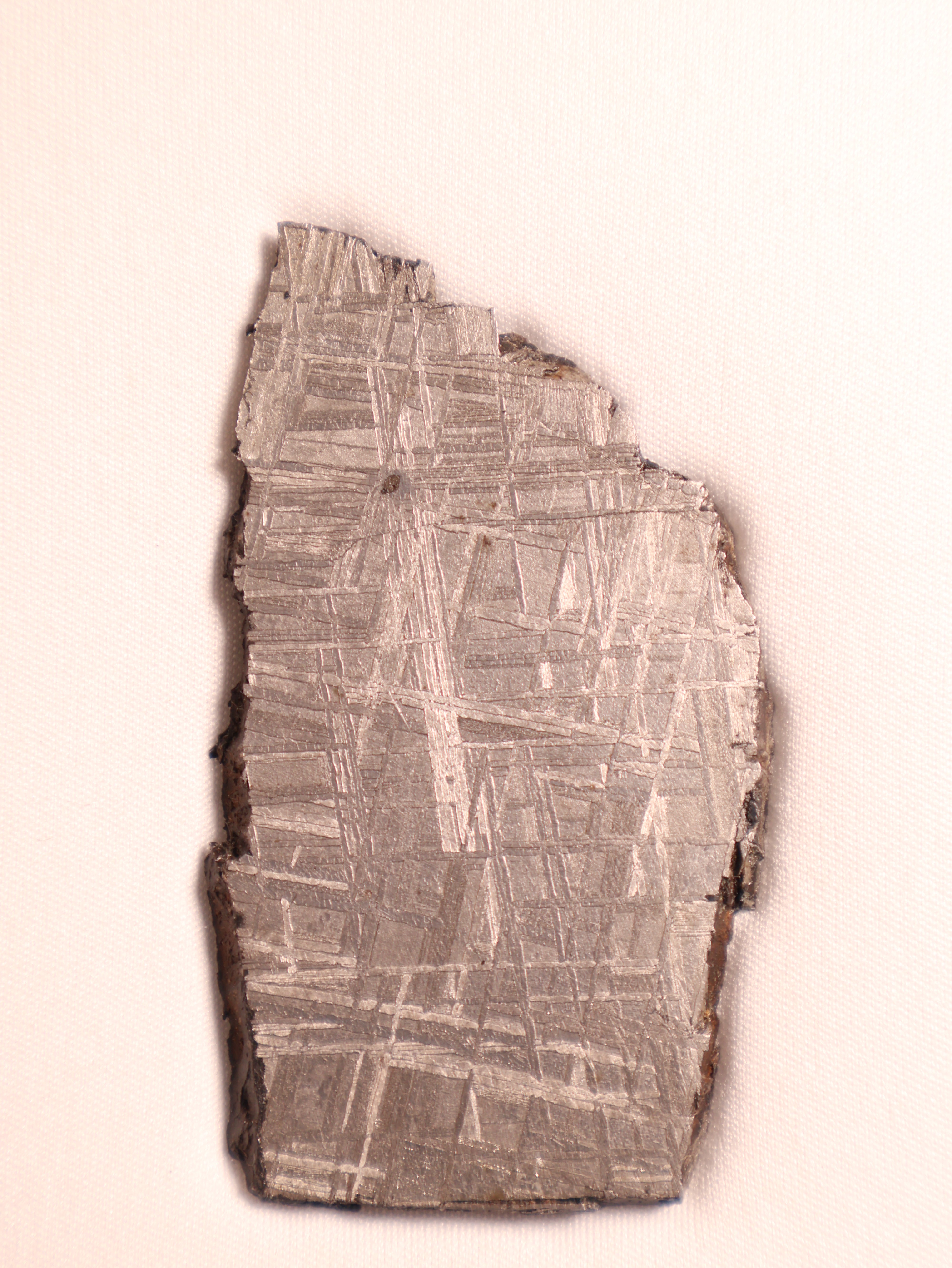 Muonionalusta Meteorite, Sweden. 56.13 grams slice.