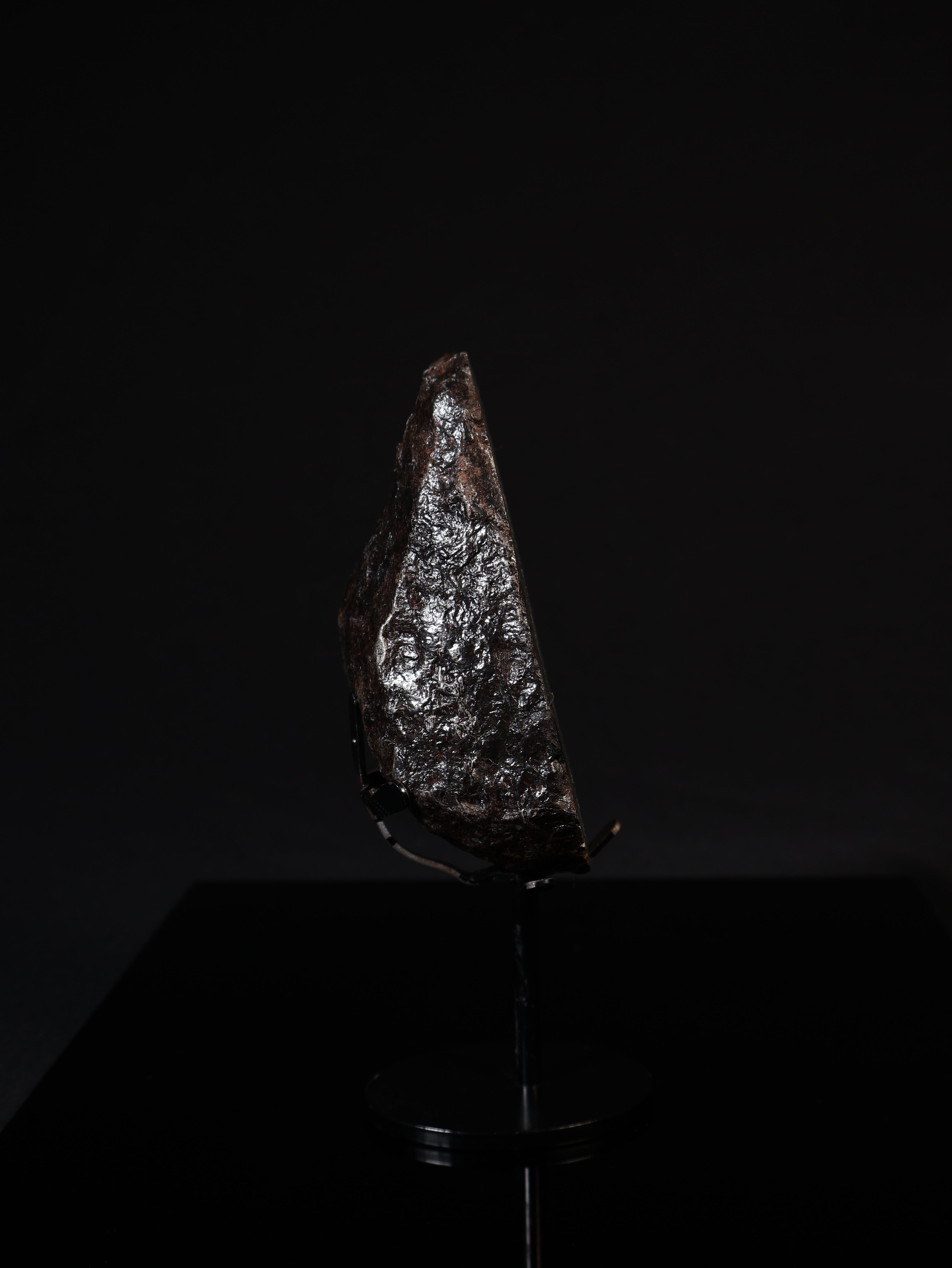 MUONIONALUSTA METEORITE, SWEDEN. 887 GRAMS END-CUT.