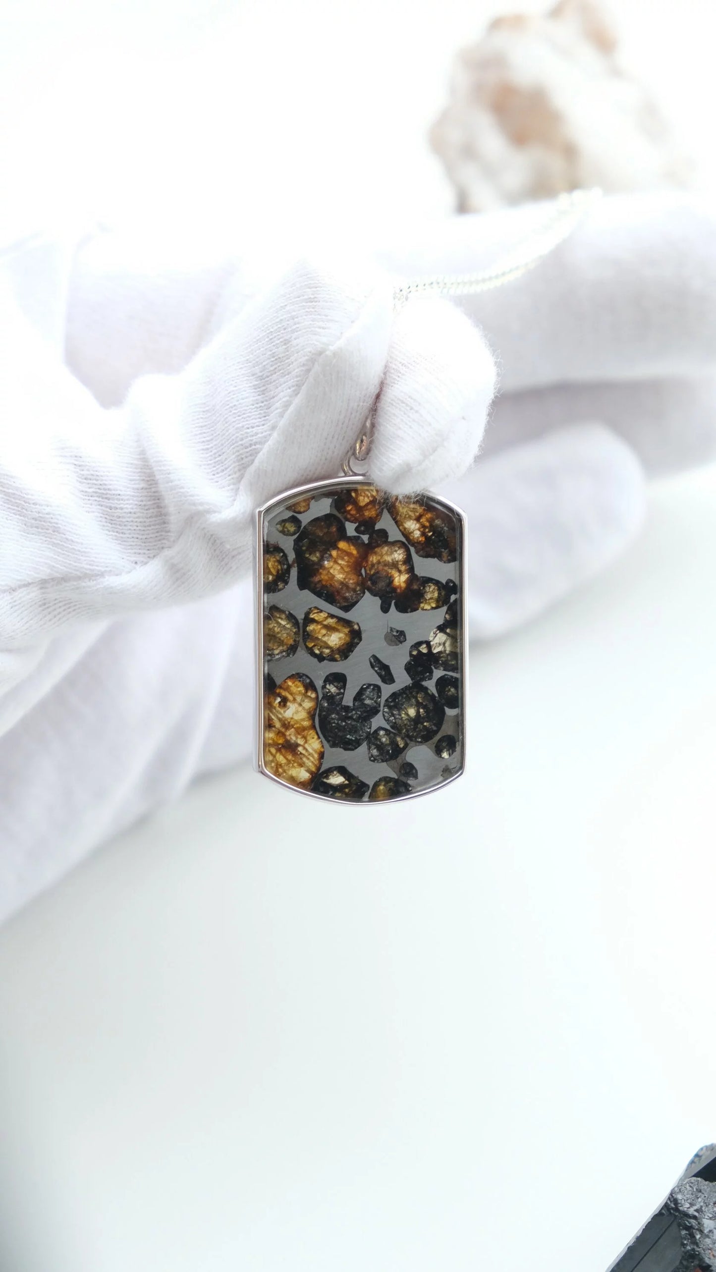 Big Dogtag Pendant of Sericho Meteorite