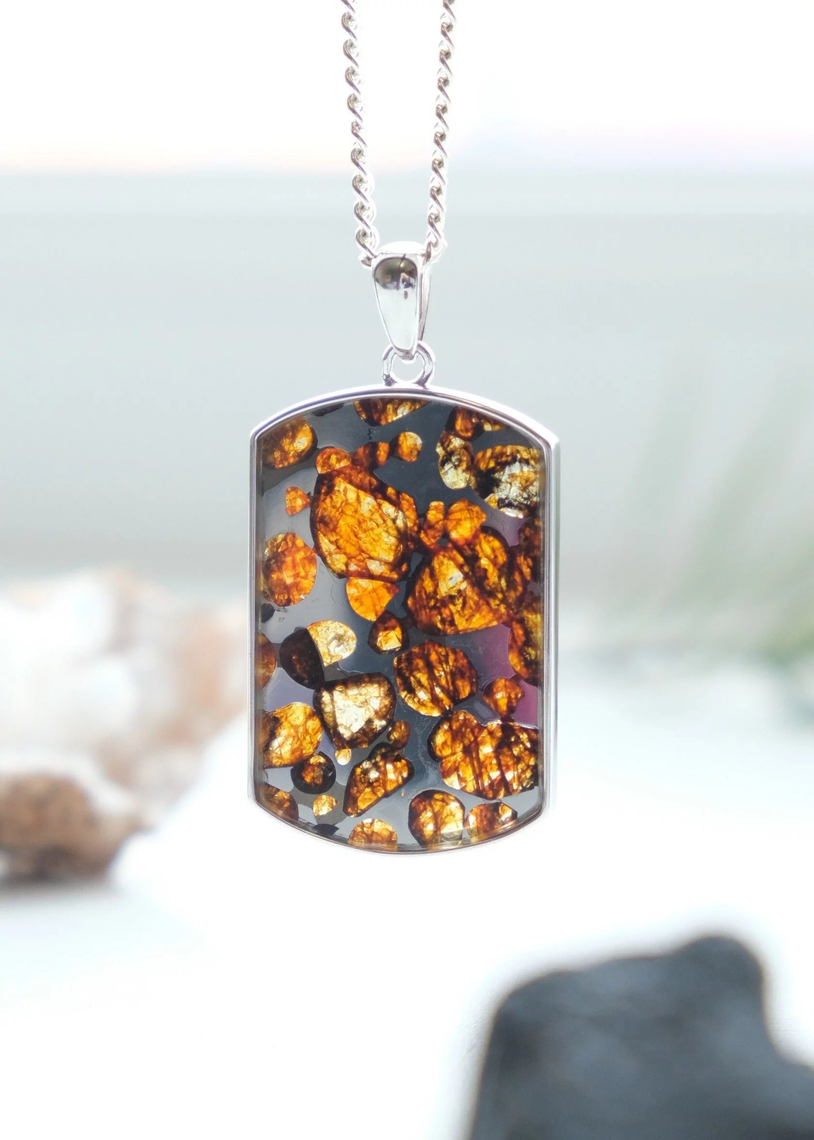 Big Dogtag Pendant of Sericho Meteorite