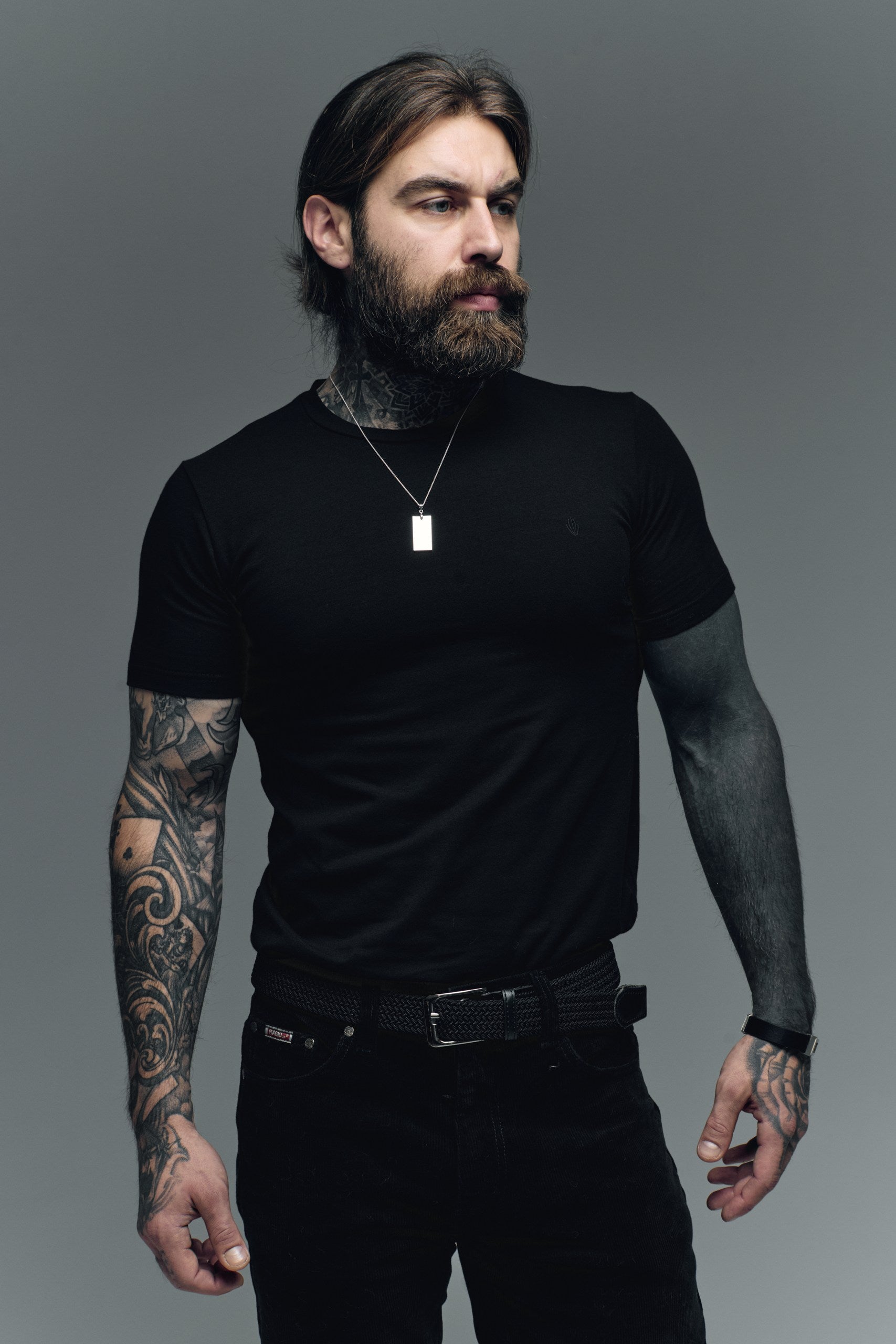 Muonionalusta Meteorite Slice pendant