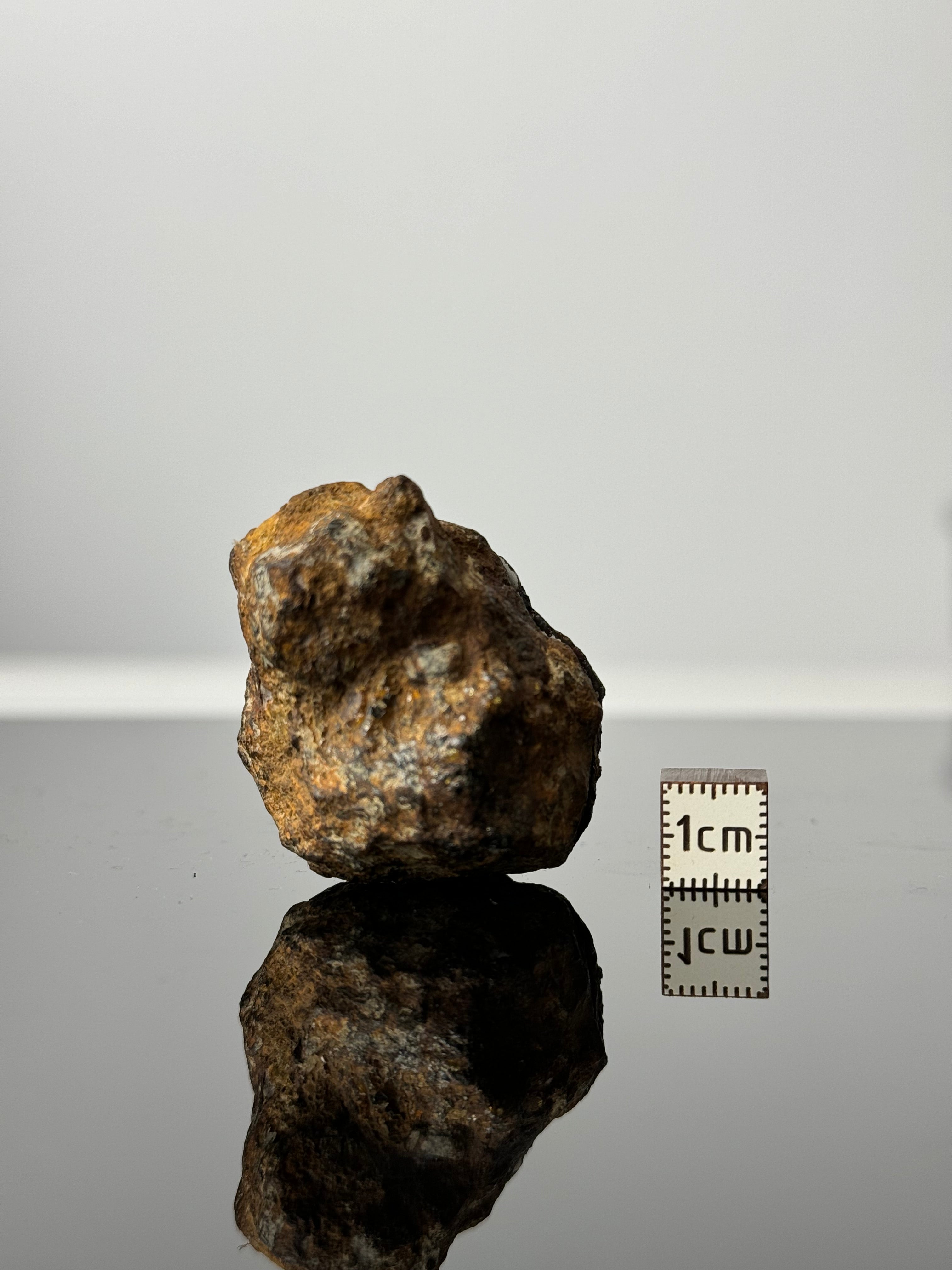 FULL SERICHO METEORITE FROM KENYA, IN TWO HALVES. TOTAL WEIGHT: 99,10 GRAMS.