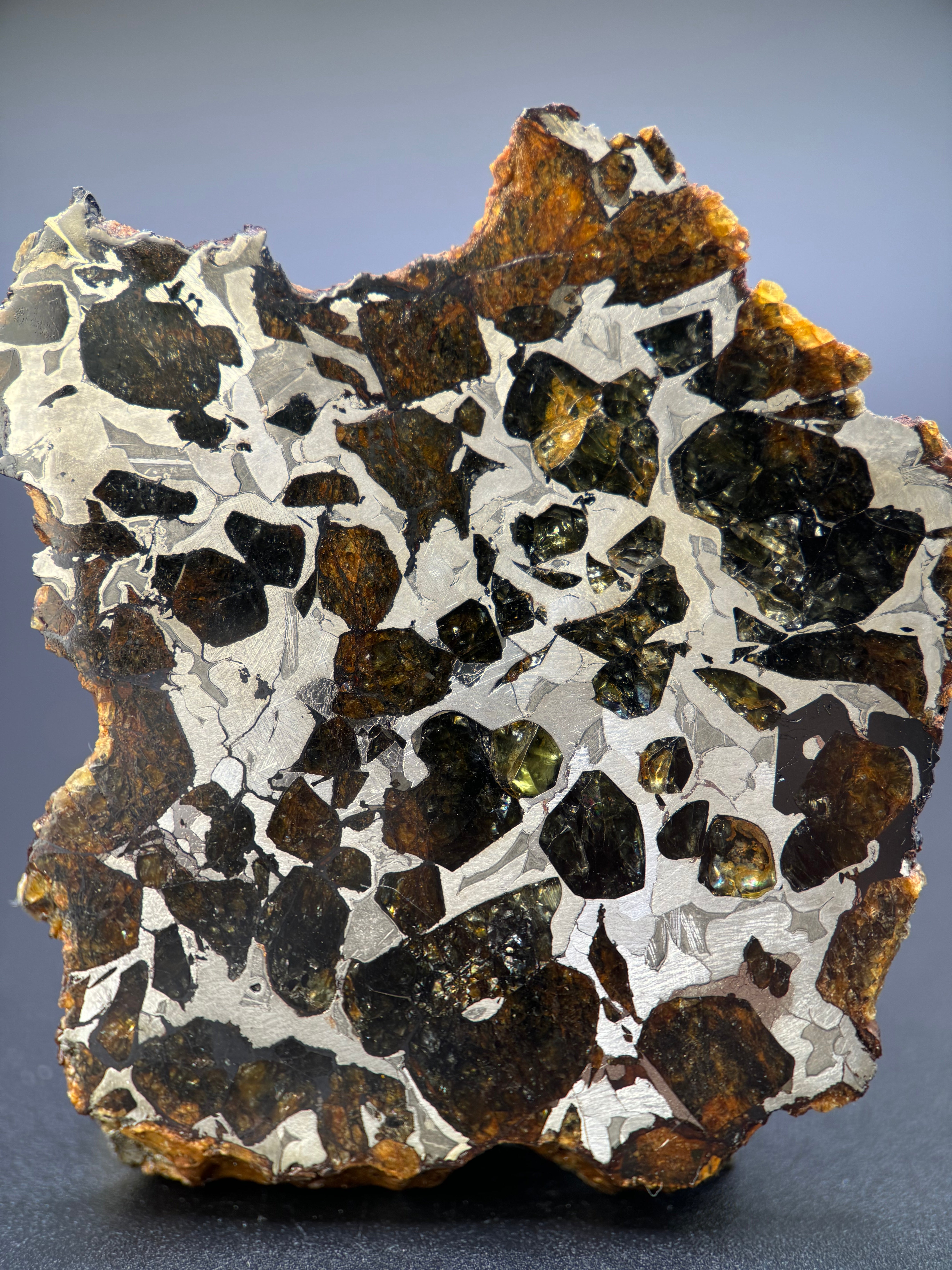 SEYMCHAN METEORITE, MAGADAN REGION, RUSSIA. 96 GRAMS END-CUT.