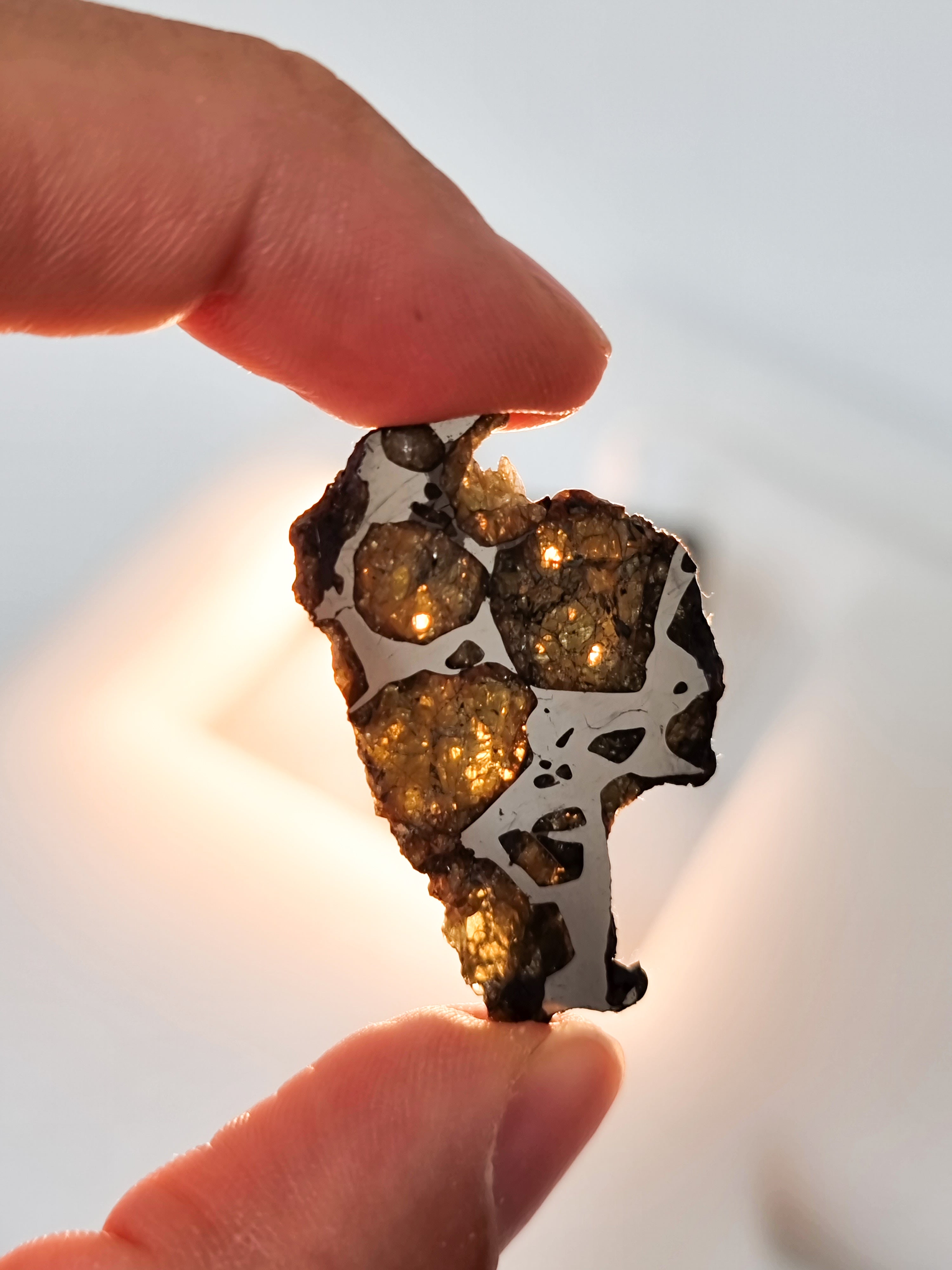 Imilac Pallasite meteorite, Chile. 5.94g