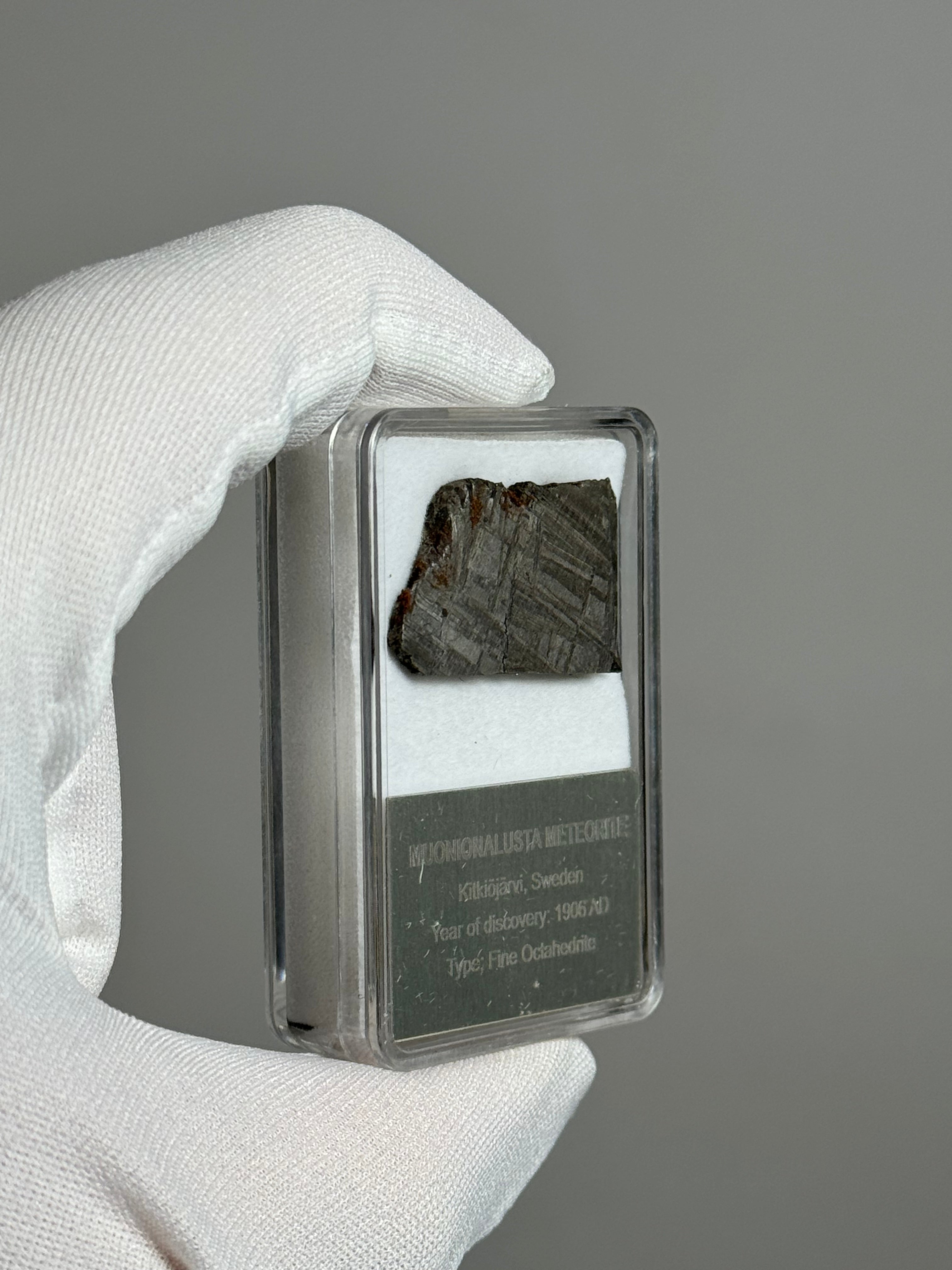 Muonionalusta meteorite, Sweden. 11,2 grams.