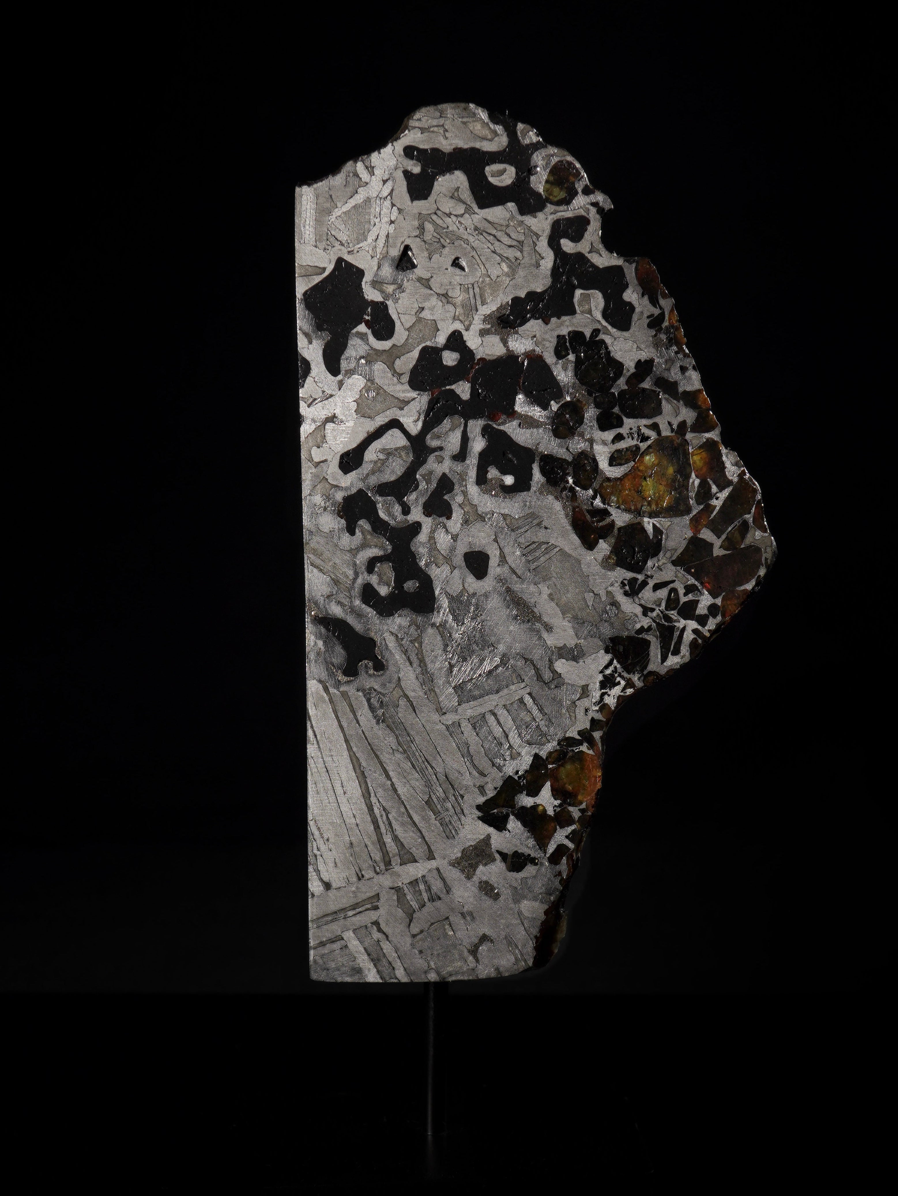 SEYMCHAN METEORITE, MAGADAN REGION, RUSSIA. 84 GRAMS SLICE.