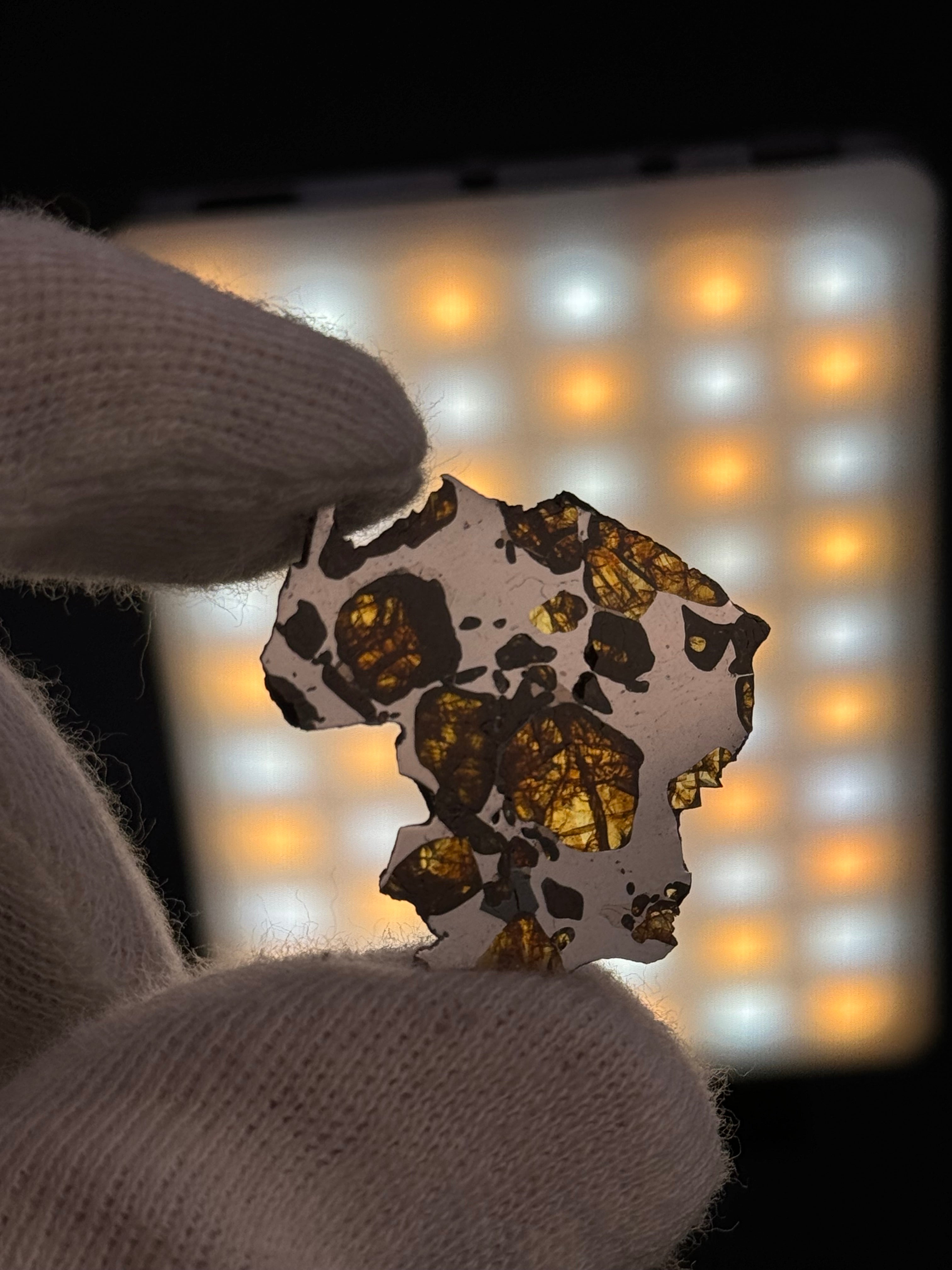 IMILAC PALLASITE METEORITE, CHILE. 3,18 grams.