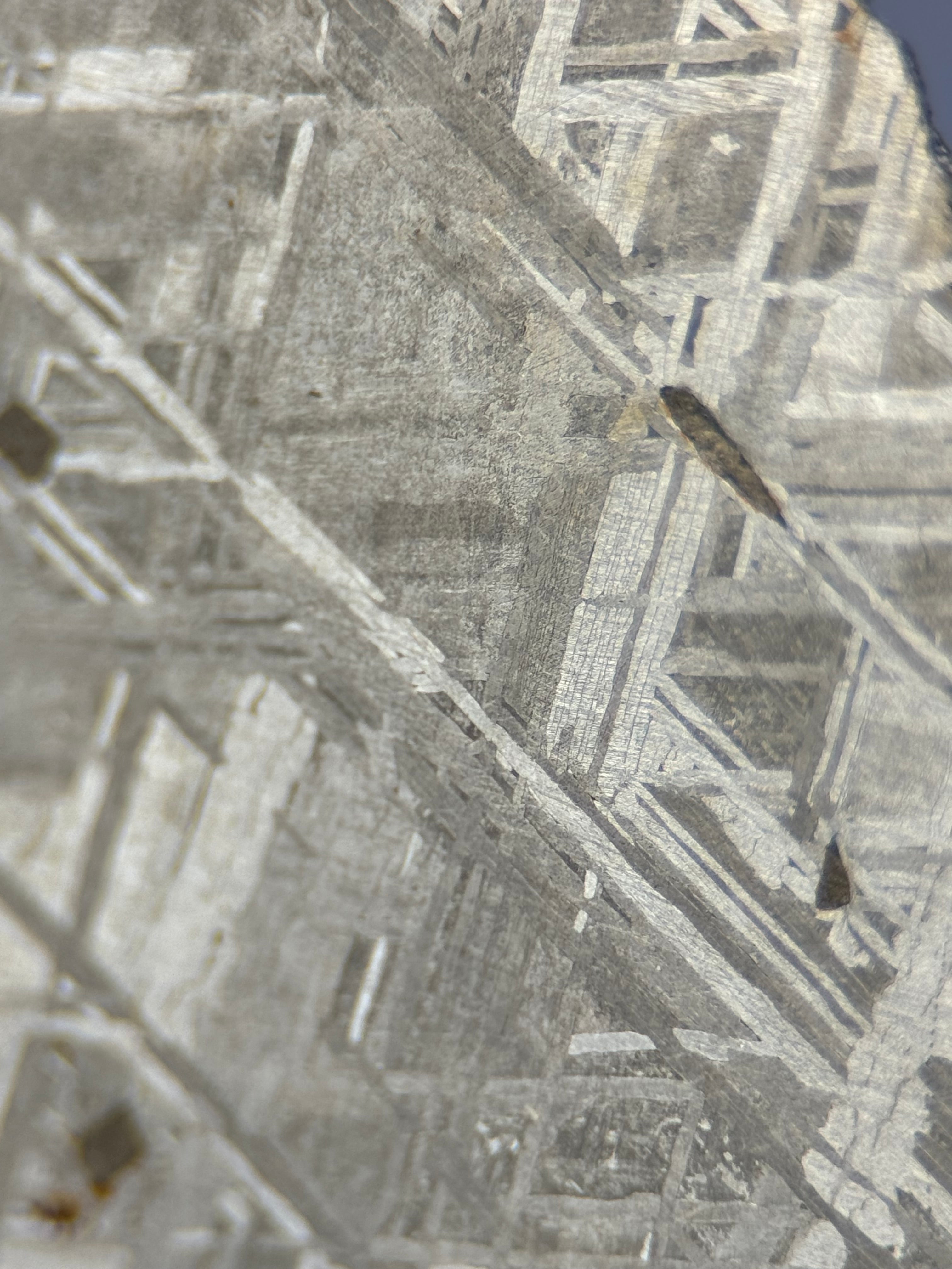 MUONIONALUSTA METEORITE, SWEDEN. 128 GRAMS END-CUT.