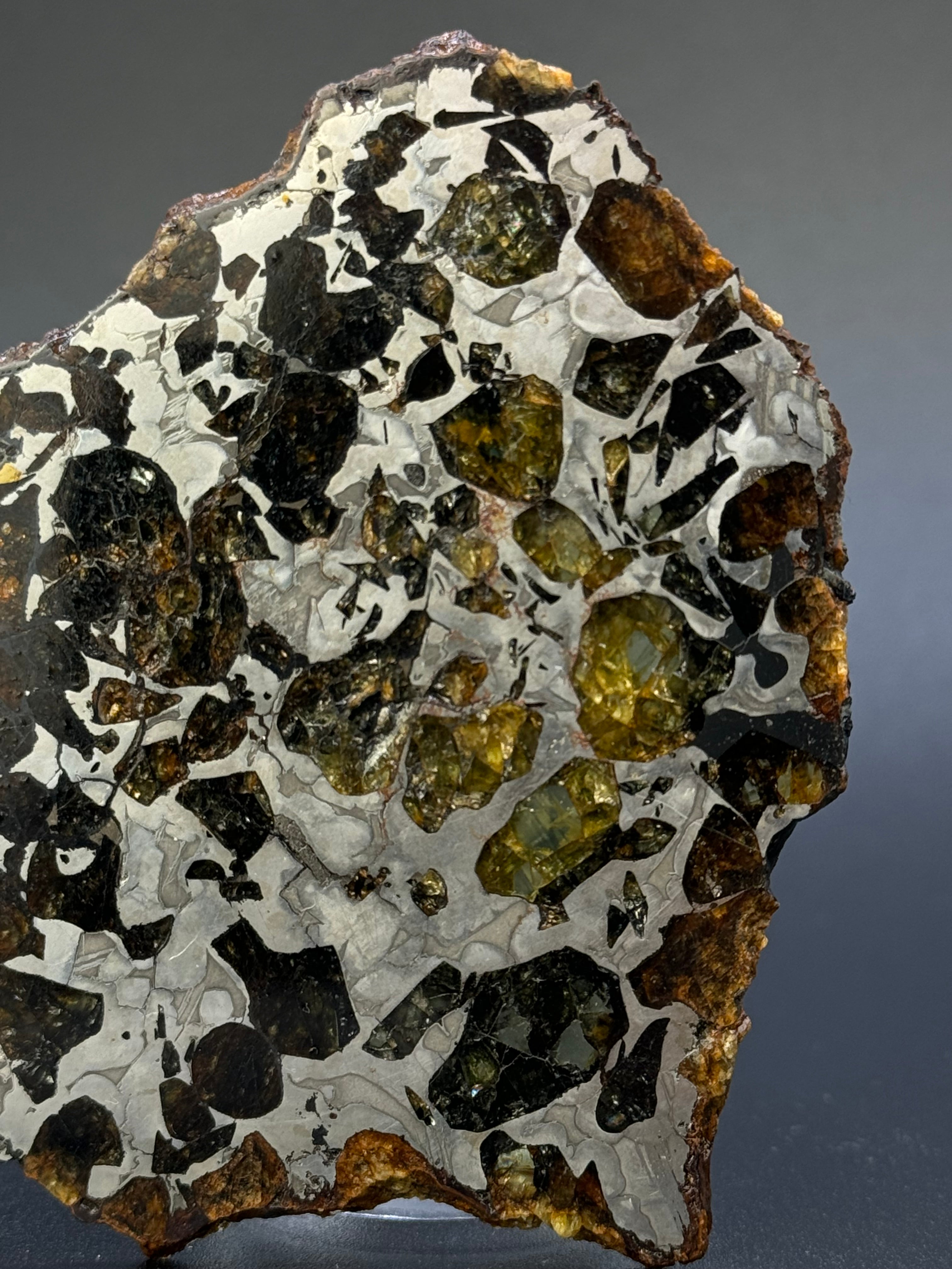 SEYMCHAN METEORITE, MAGADAN REGION, RUSSIA. 34,25 GRAMS SLICE.