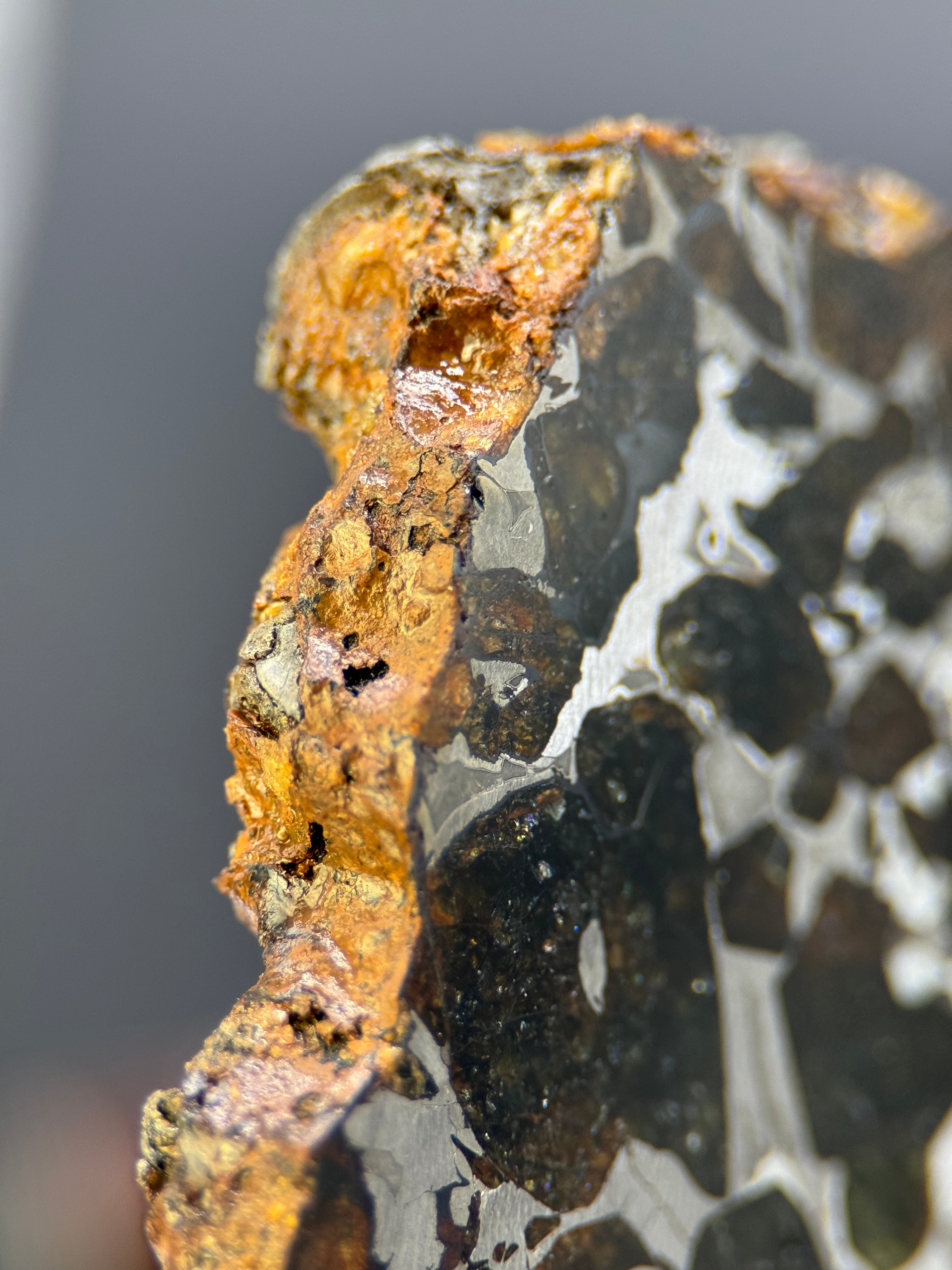 SEYMCHAN METEORITE, MAGADAN REGION, RUSSIA. 96 GRAMS END-CUT.