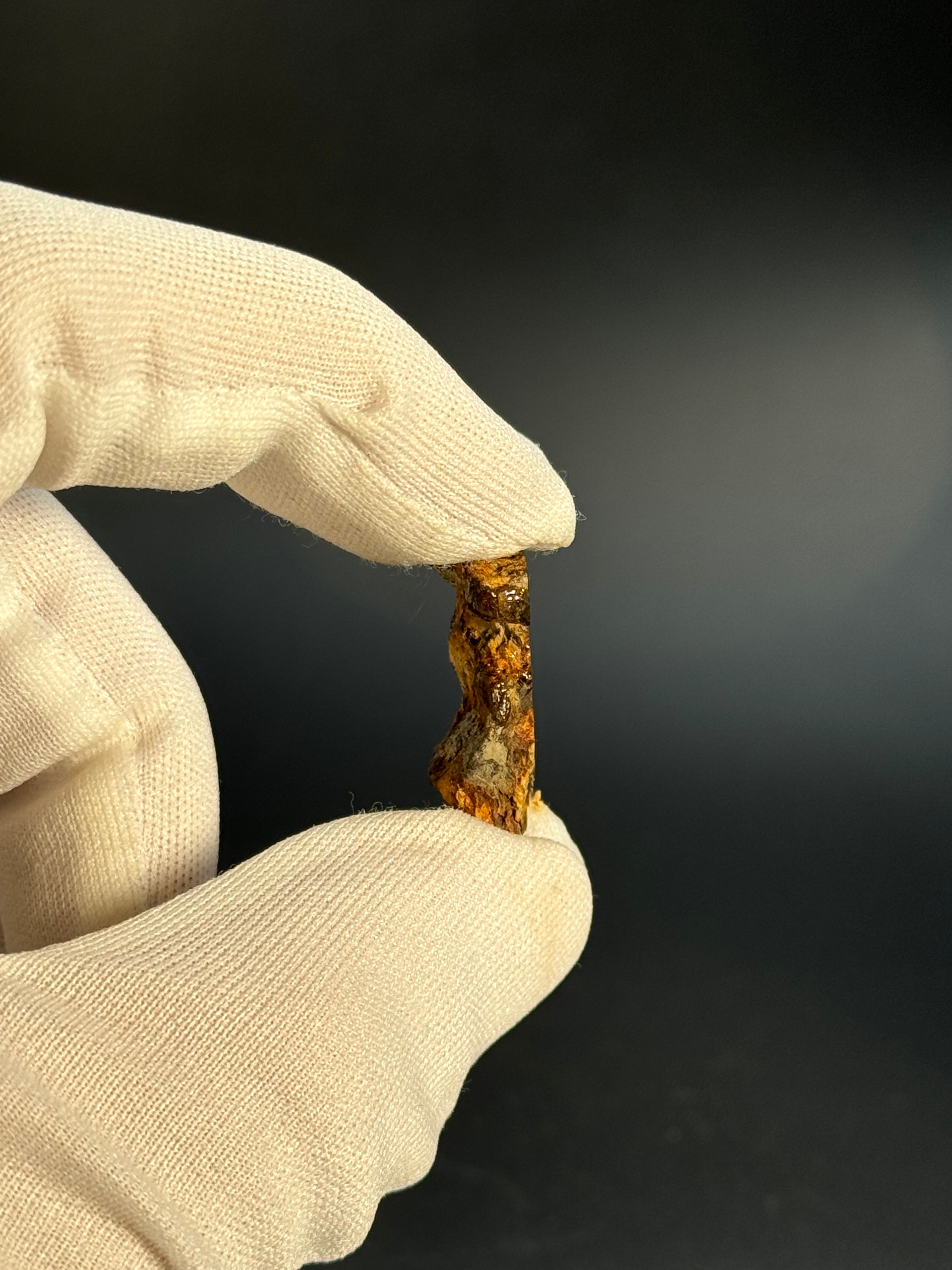 SERICHO PALLASITE METEORITE, KENYA. 5,98 GRAMS END-CUT