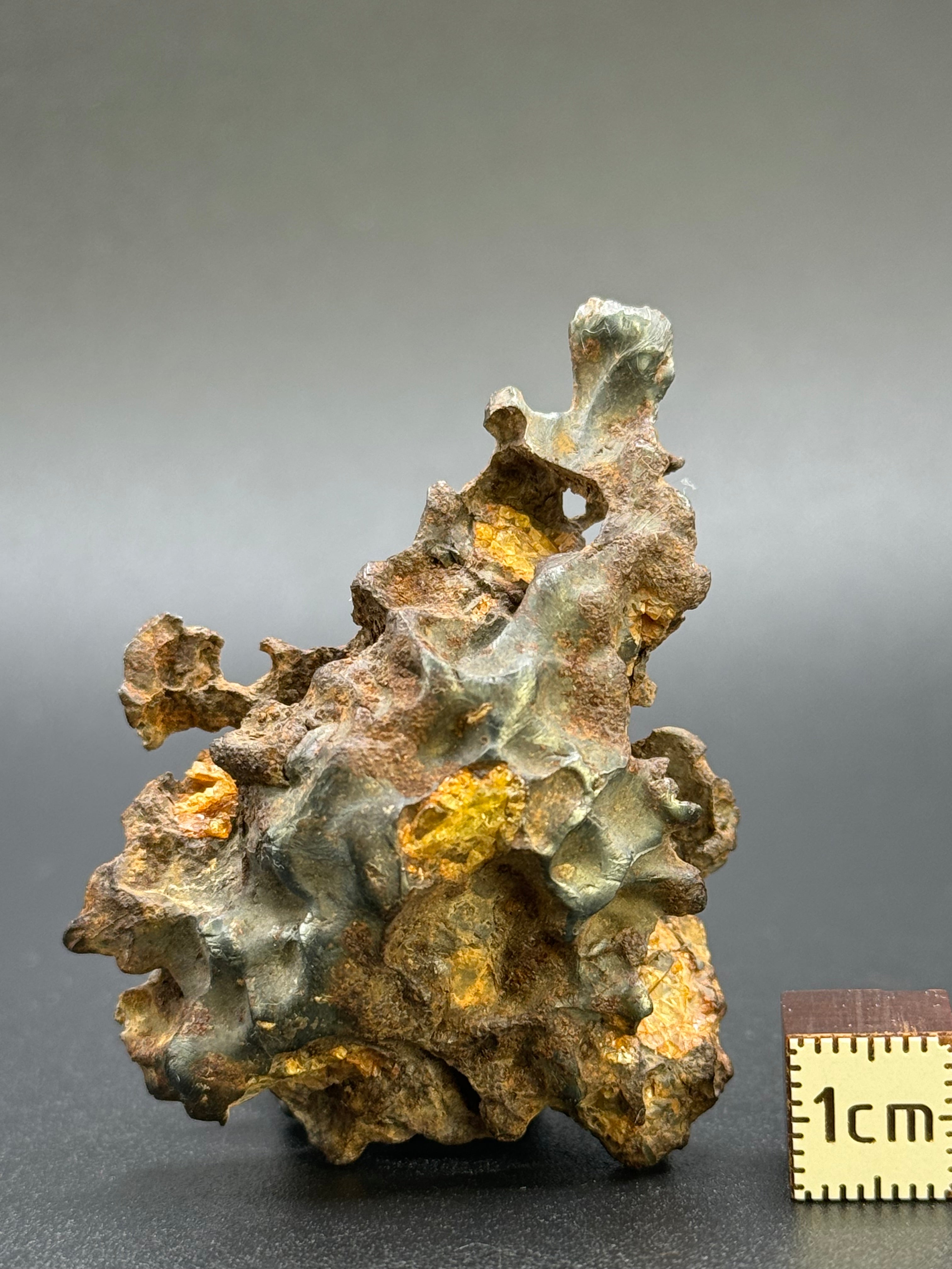 IMILAC PALLASITE METEORITE, CHILE. 55,41 grams. Full specimen.