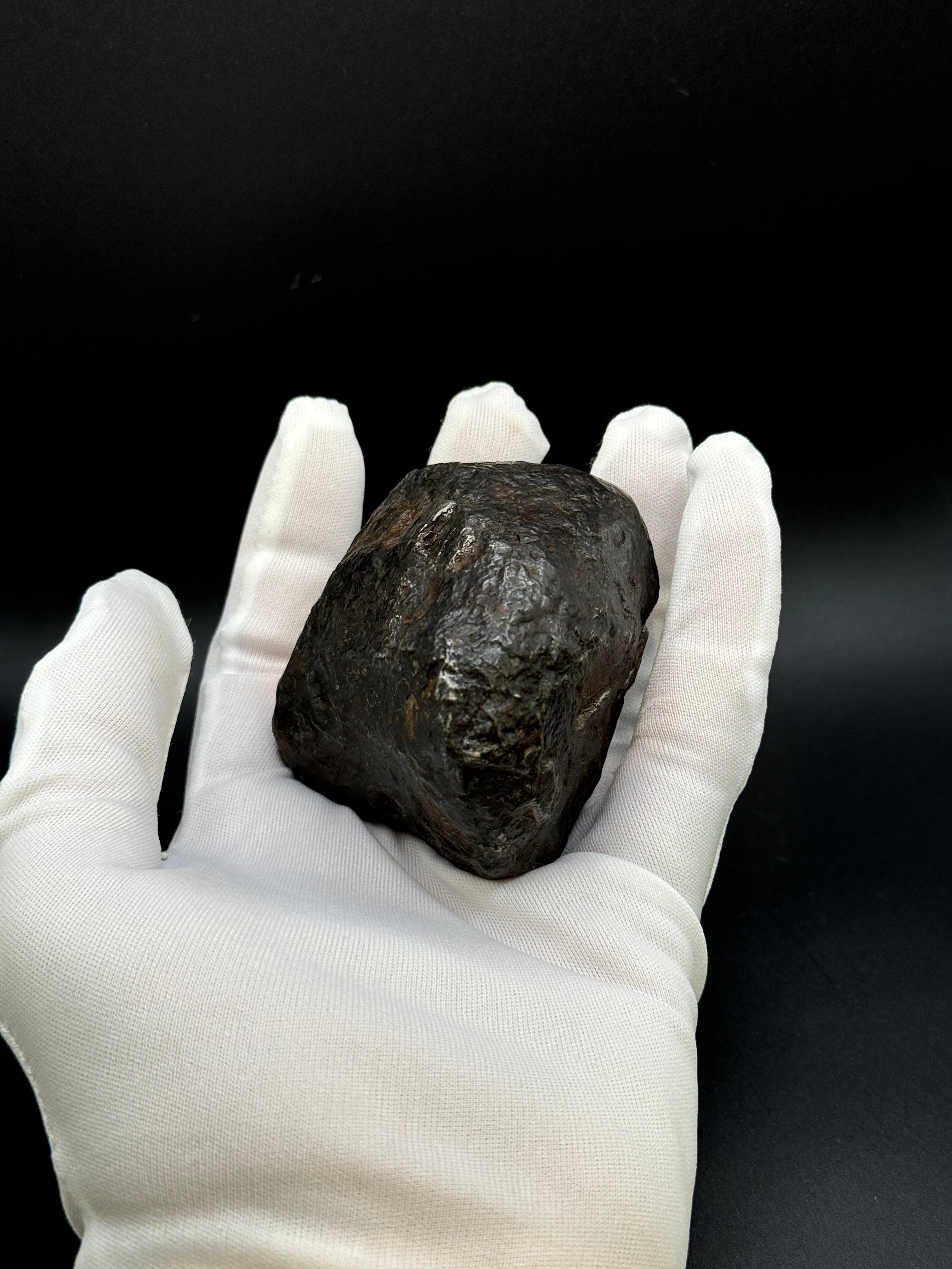 MUONIONALUSTA METEORITE, SWEDEN. FULL METEORITE 843 GRAMS.